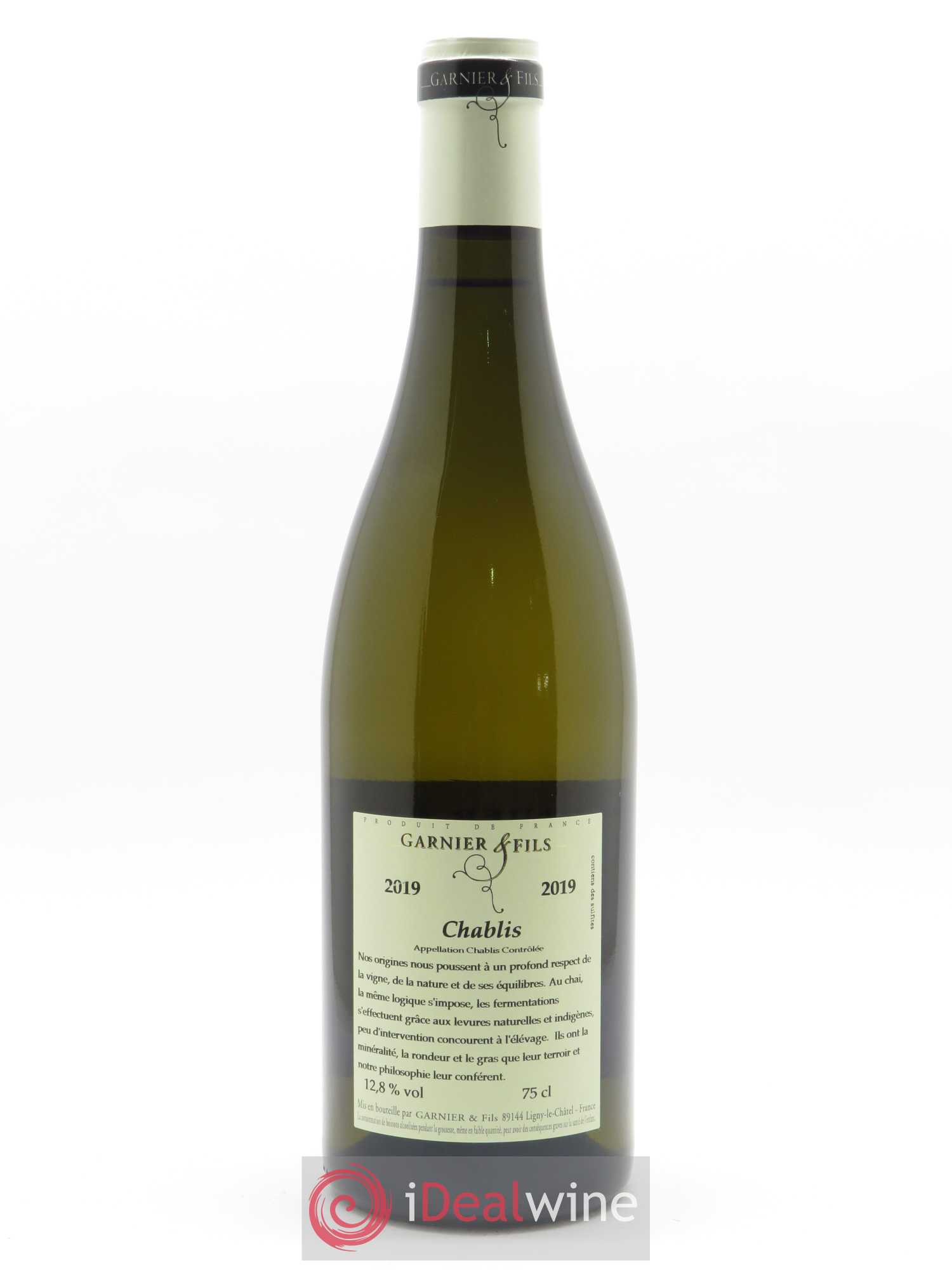 Chablis Garnier & Fils 2019 - Lot de 1 bouteille - 1