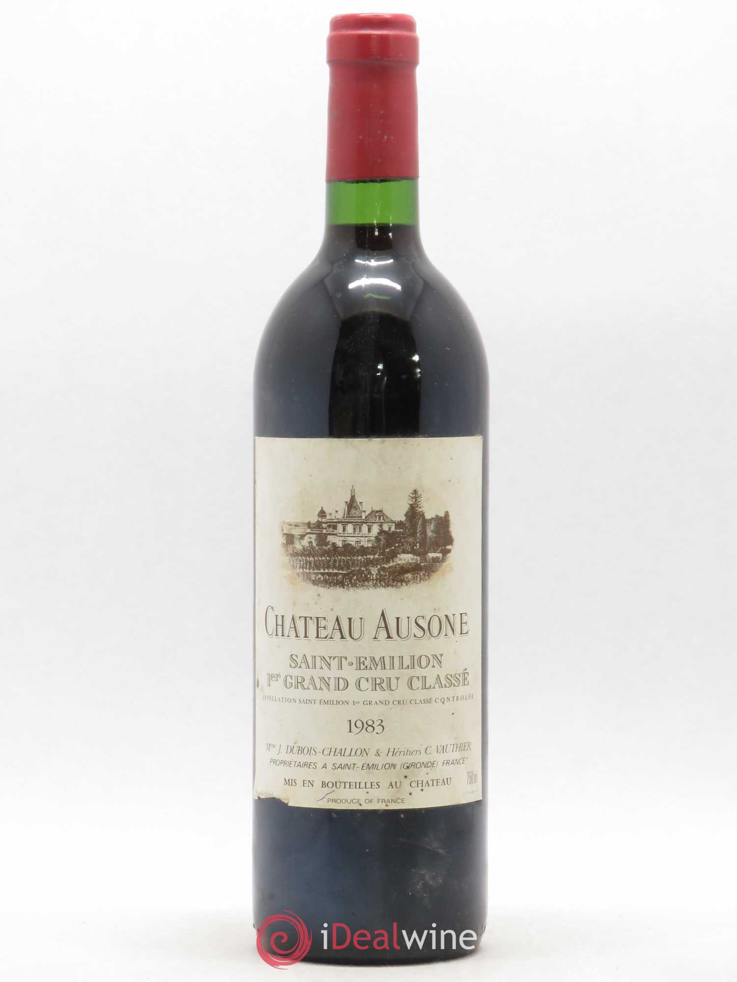 Château Ausone 1er Grand Cru Classé A 1983 - Lot de 1 bouteille - 0