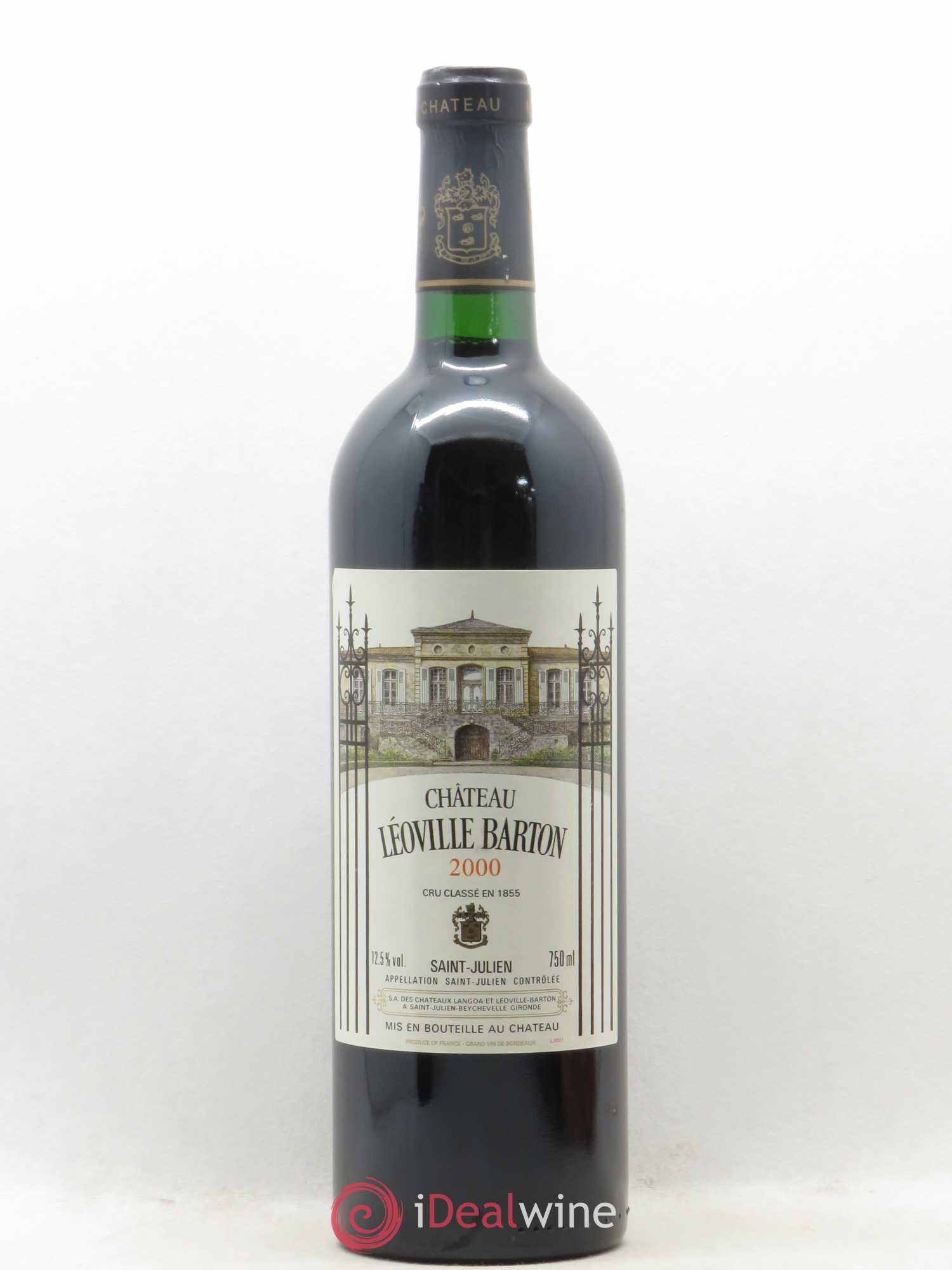 Château Léoville Barton 2ème Grand Cru Classé 2000 - Lot de 1 bouteille - 0