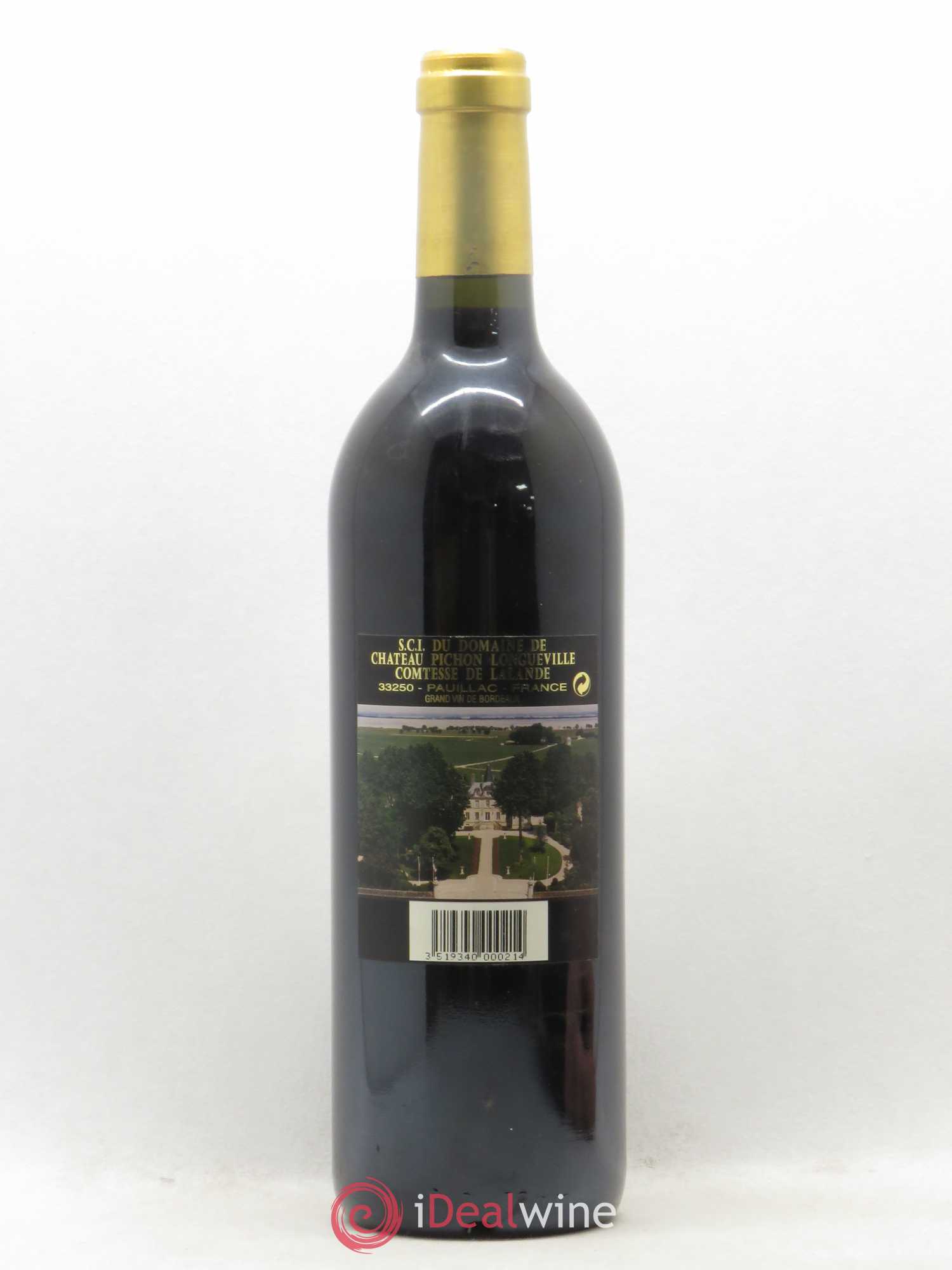 Château Pichon Longueville Comtesse de Lalande 2ème Grand Cru Classé 2000 - Lot de 1 bouteille - 1