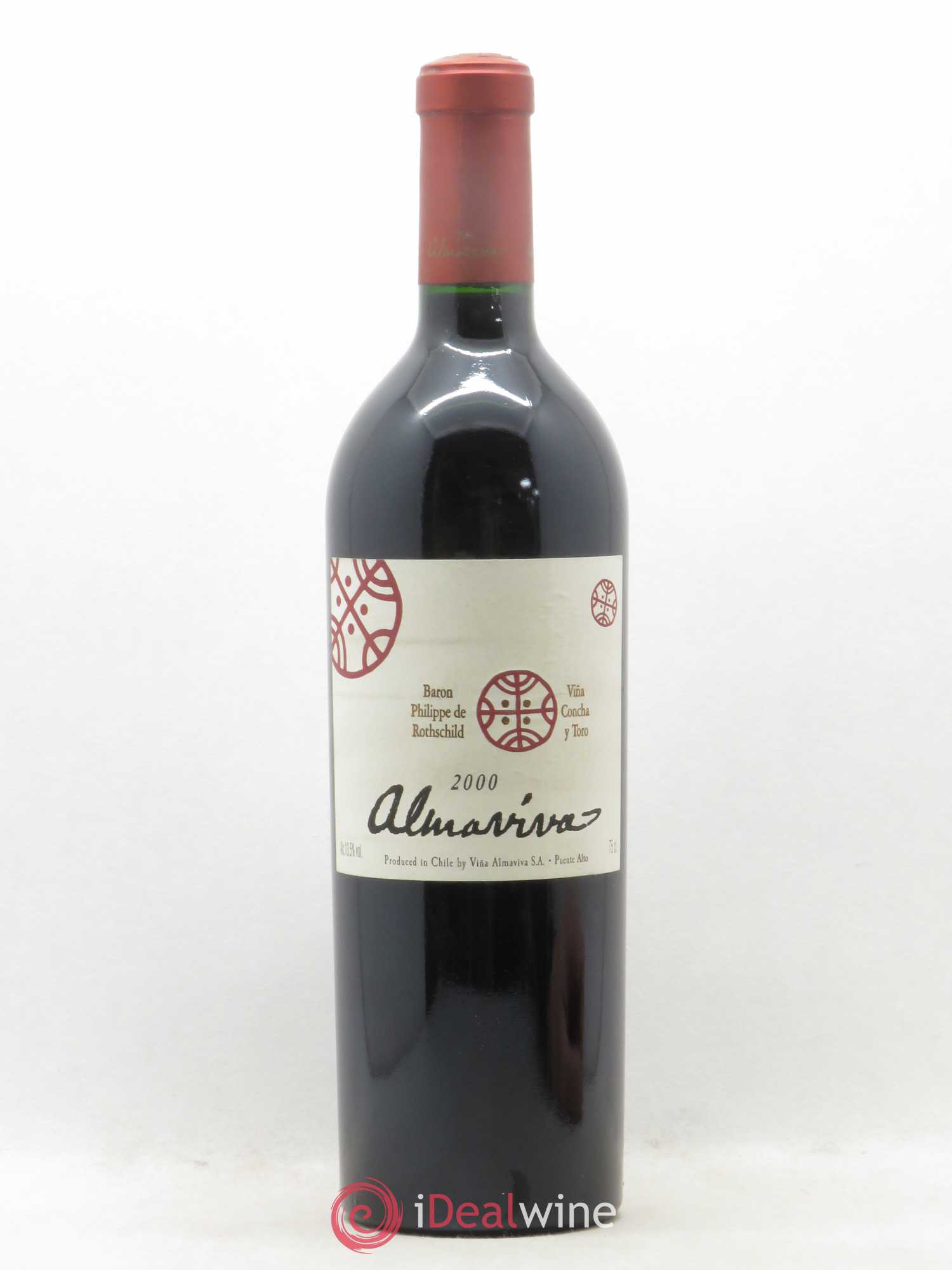 Chili Almaviva Baron P. de Rothschild Concha y Toro 2000 - Lot de 1 bouteille - 0