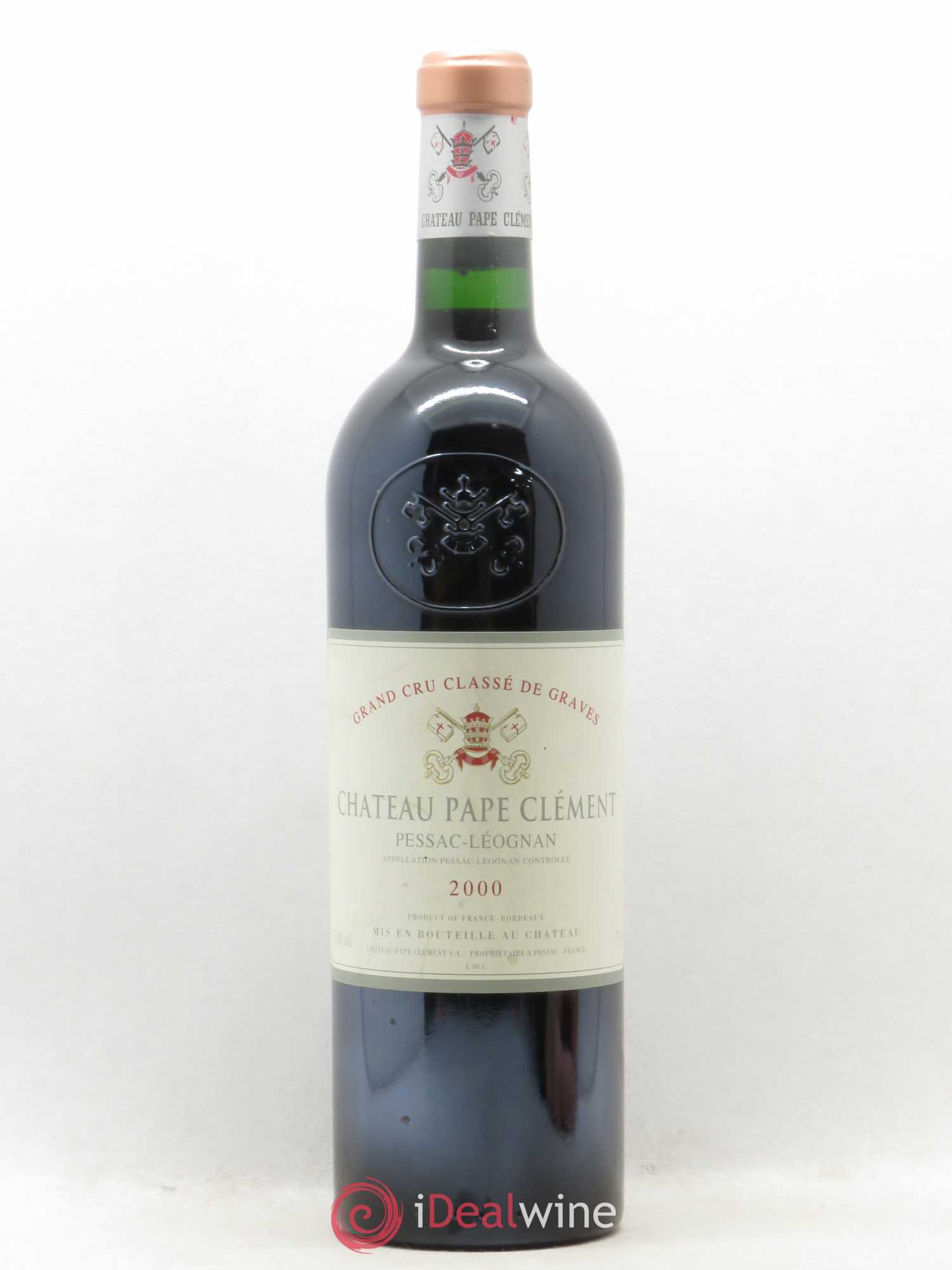 Château Pape Clément Cru Classé de Graves 2000 - Lot de 1 bouteille - 0