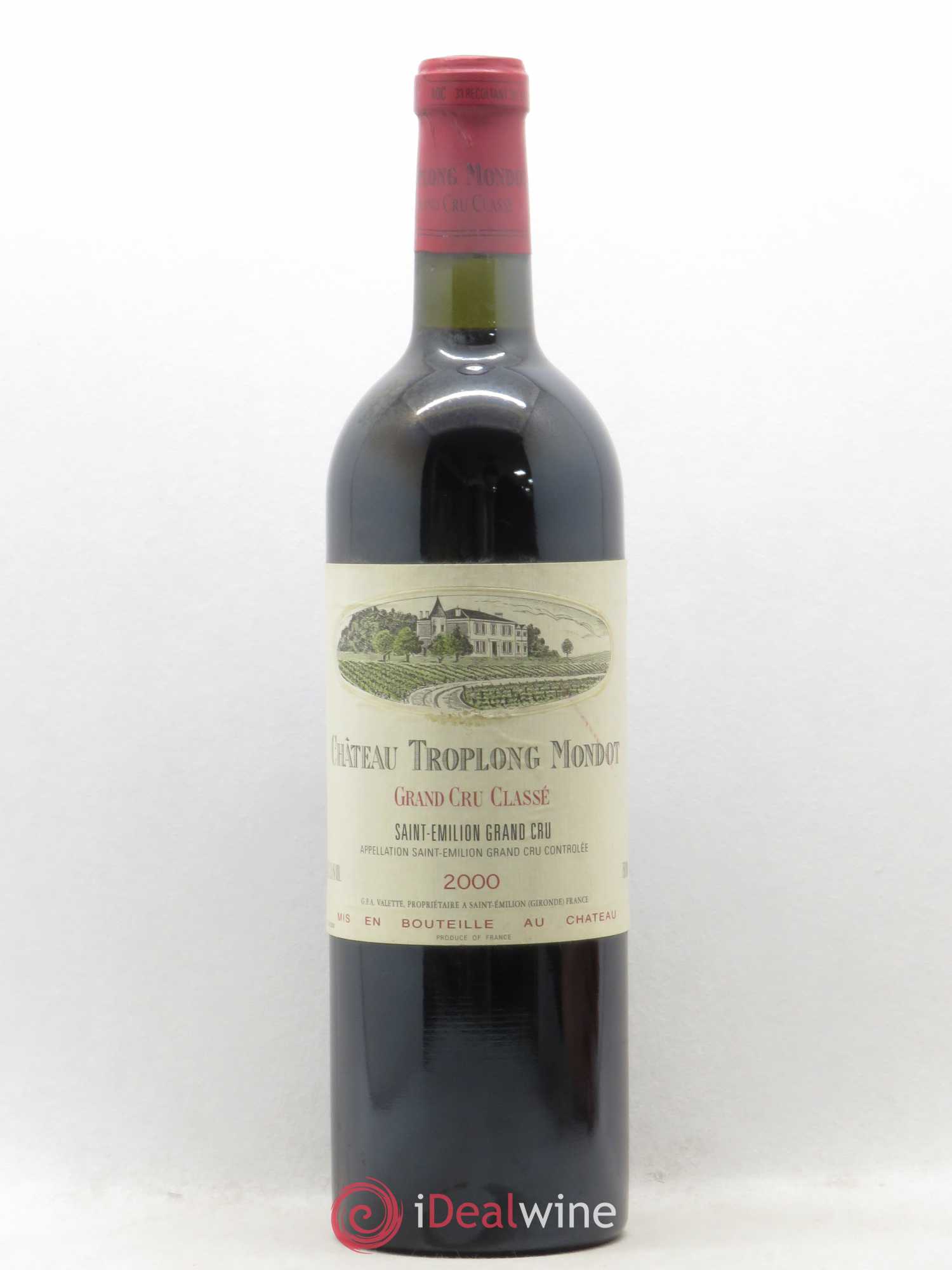 Château Troplong Mondot 1er Grand Cru Classé B 2000 - Lot de 1 bouteille - 0