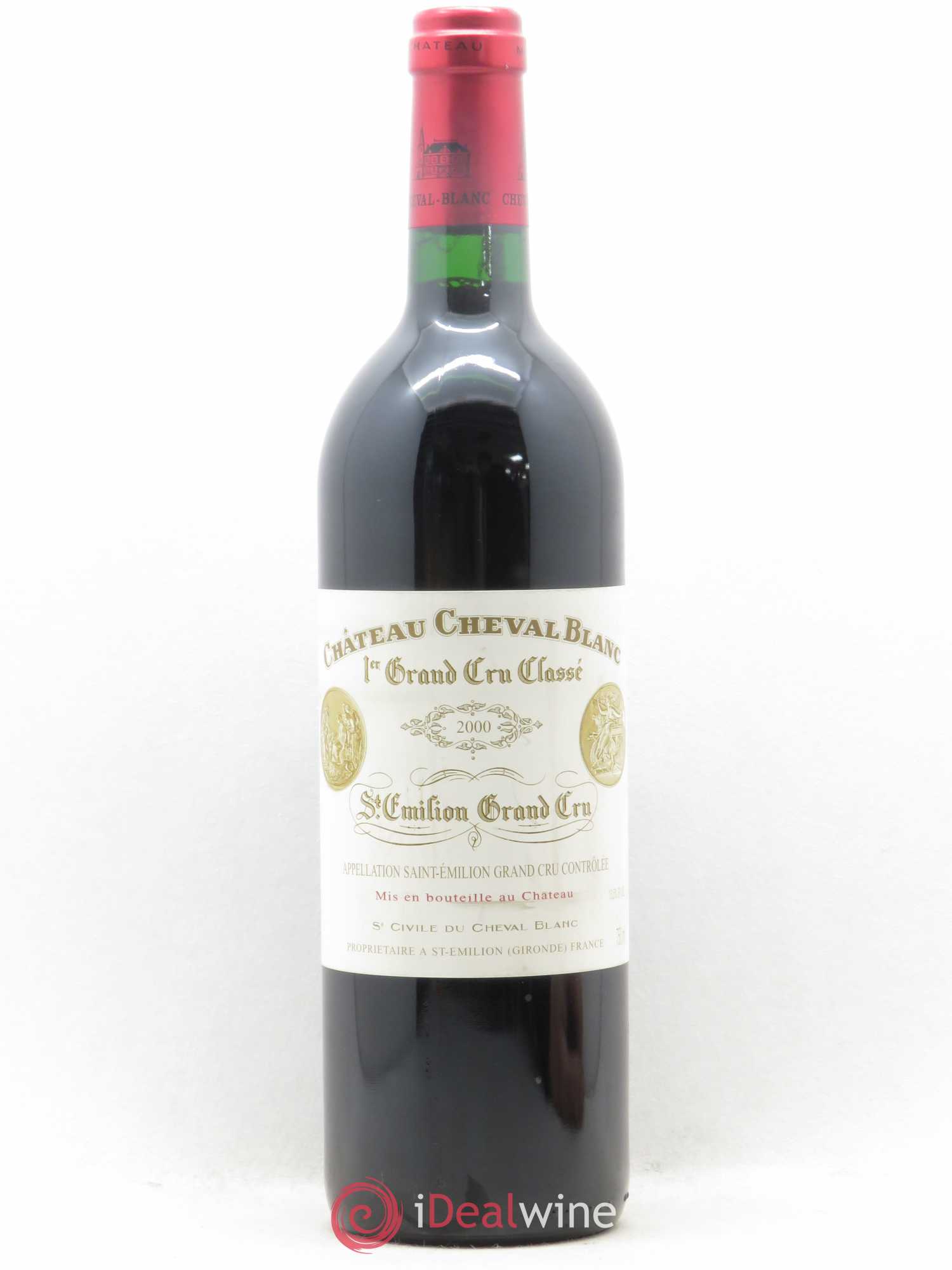 Château Cheval Blanc 1er Grand Cru Classé A 2000 - Lot de 1 bouteille - 0