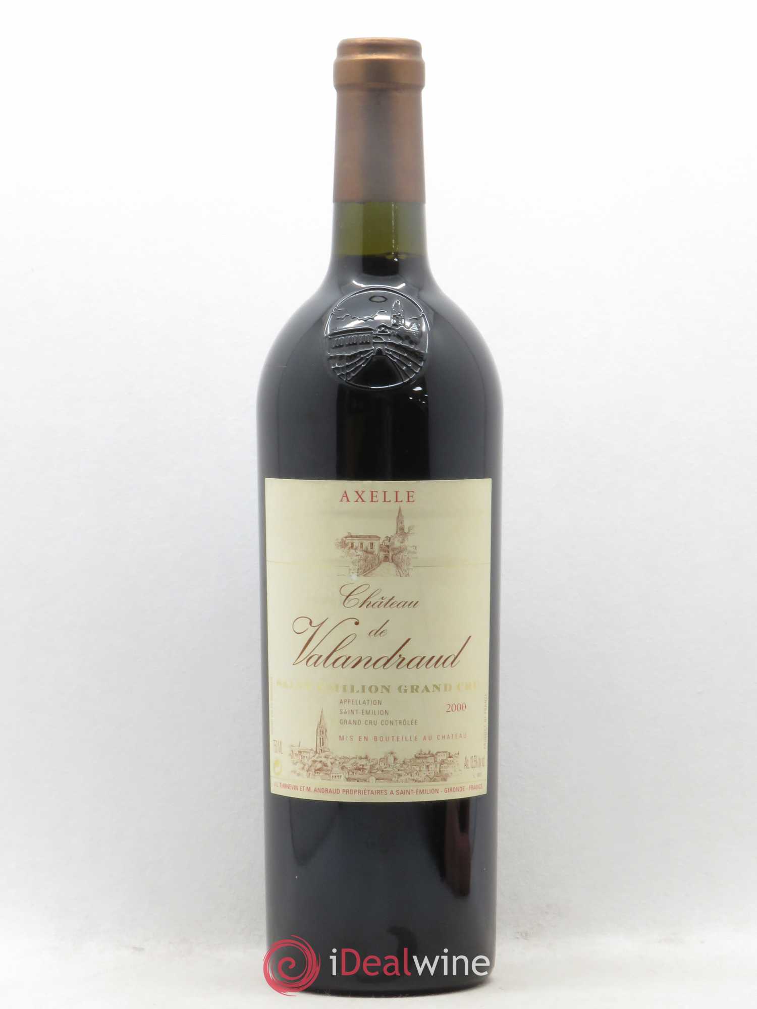 Château de Valandraud 2000 - Lot de 1 bouteille - 0