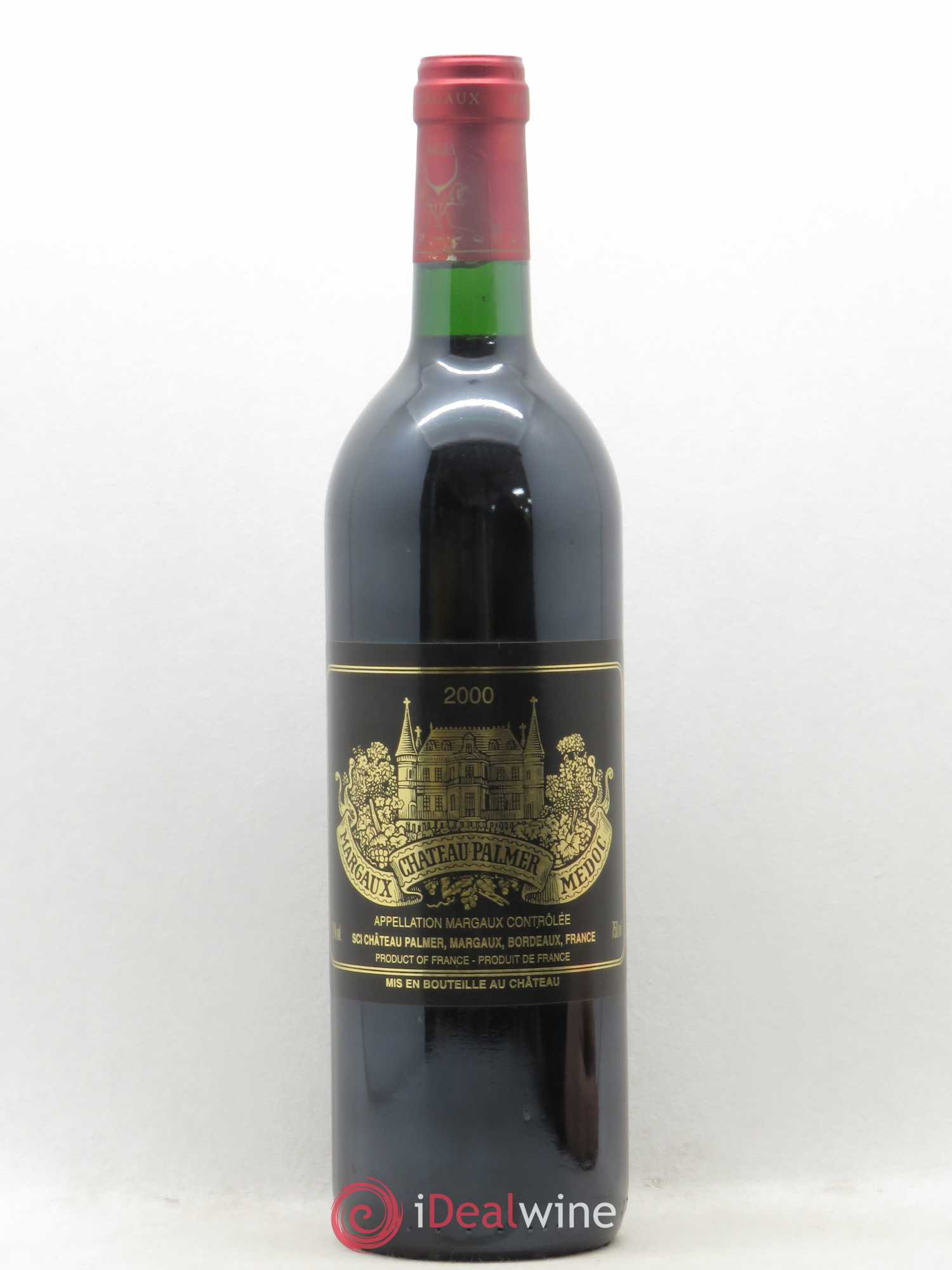Château Palmer 3ème Grand Cru Classé 2000 - Lot de 1 bouteille - 0
