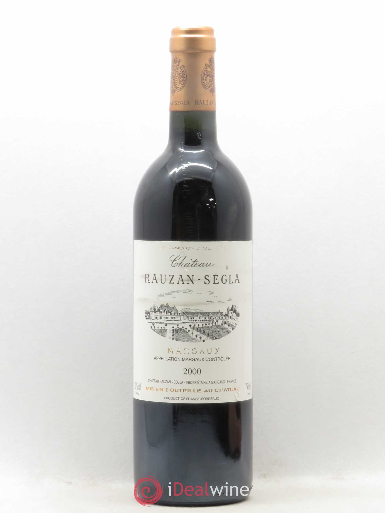 Château Rauzan Ségla Grand Cru Classé 2000 - Lot de 1 bouteille - 0