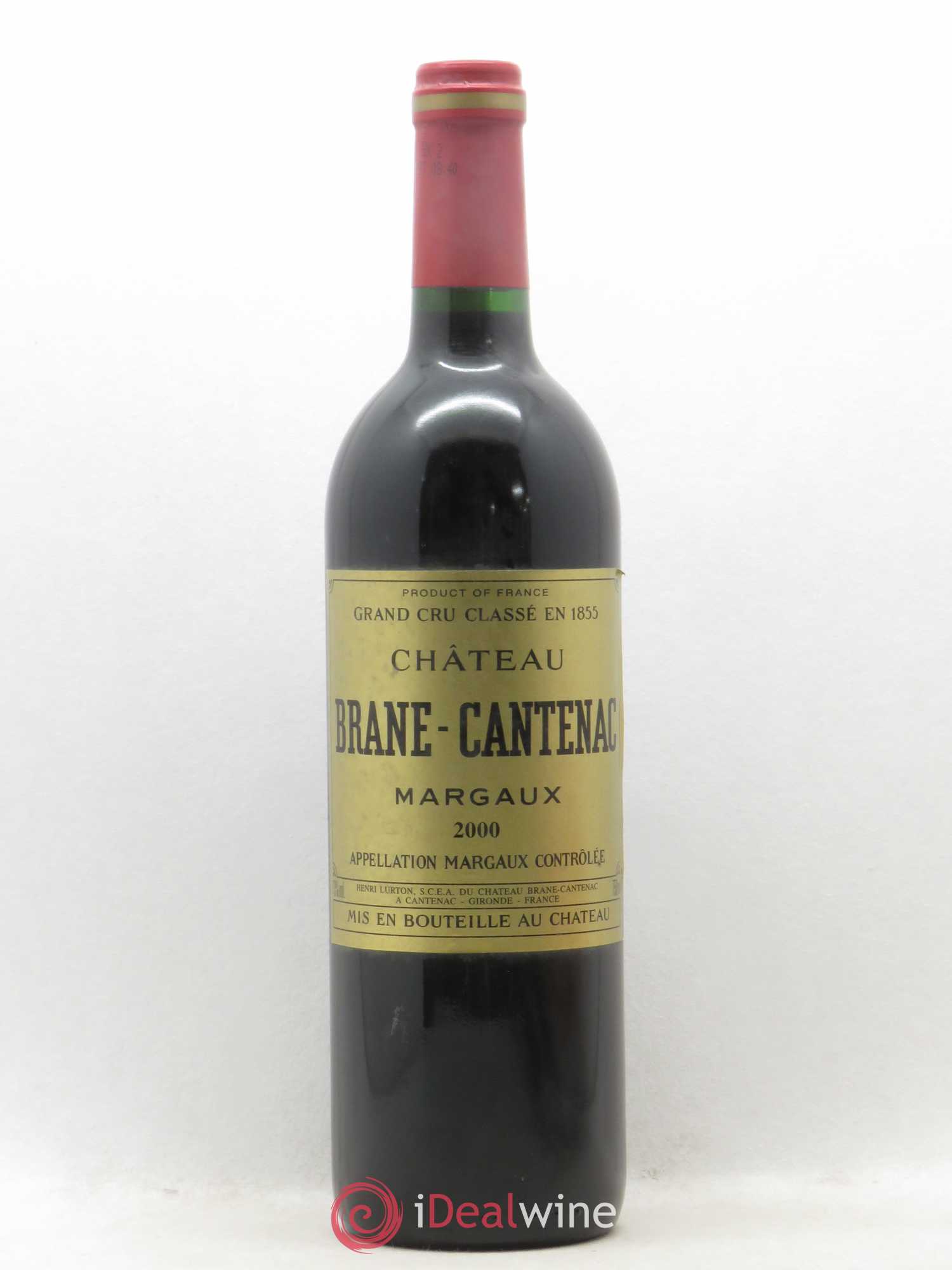 Château Brane Cantenac 2ème Grand Cru Classé 2000 - Lot de 1 bouteille - 0