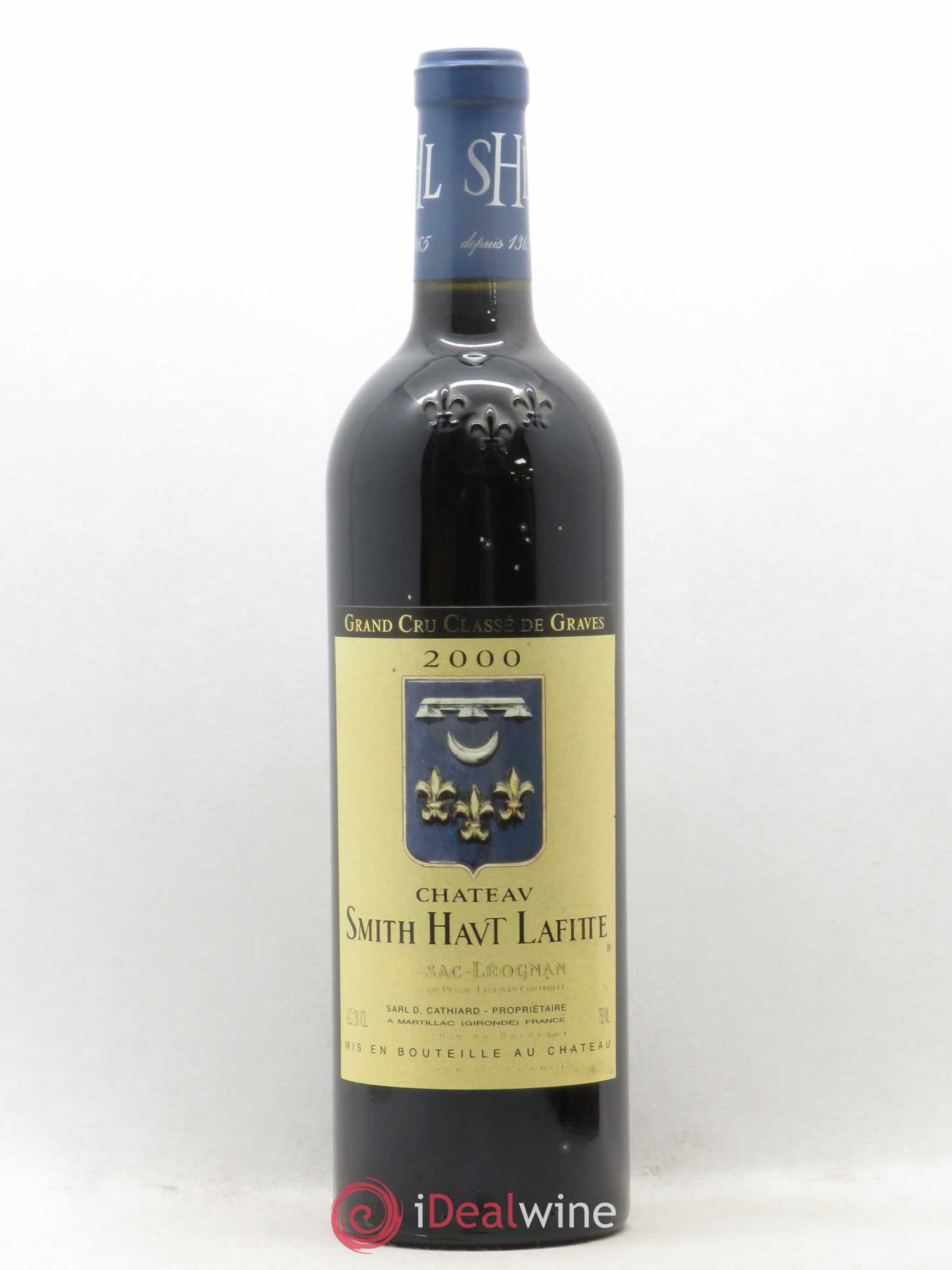 Château Smith Haut Lafitte Cru Classé de Graves 2000 - Lot de 1 bouteille - 0