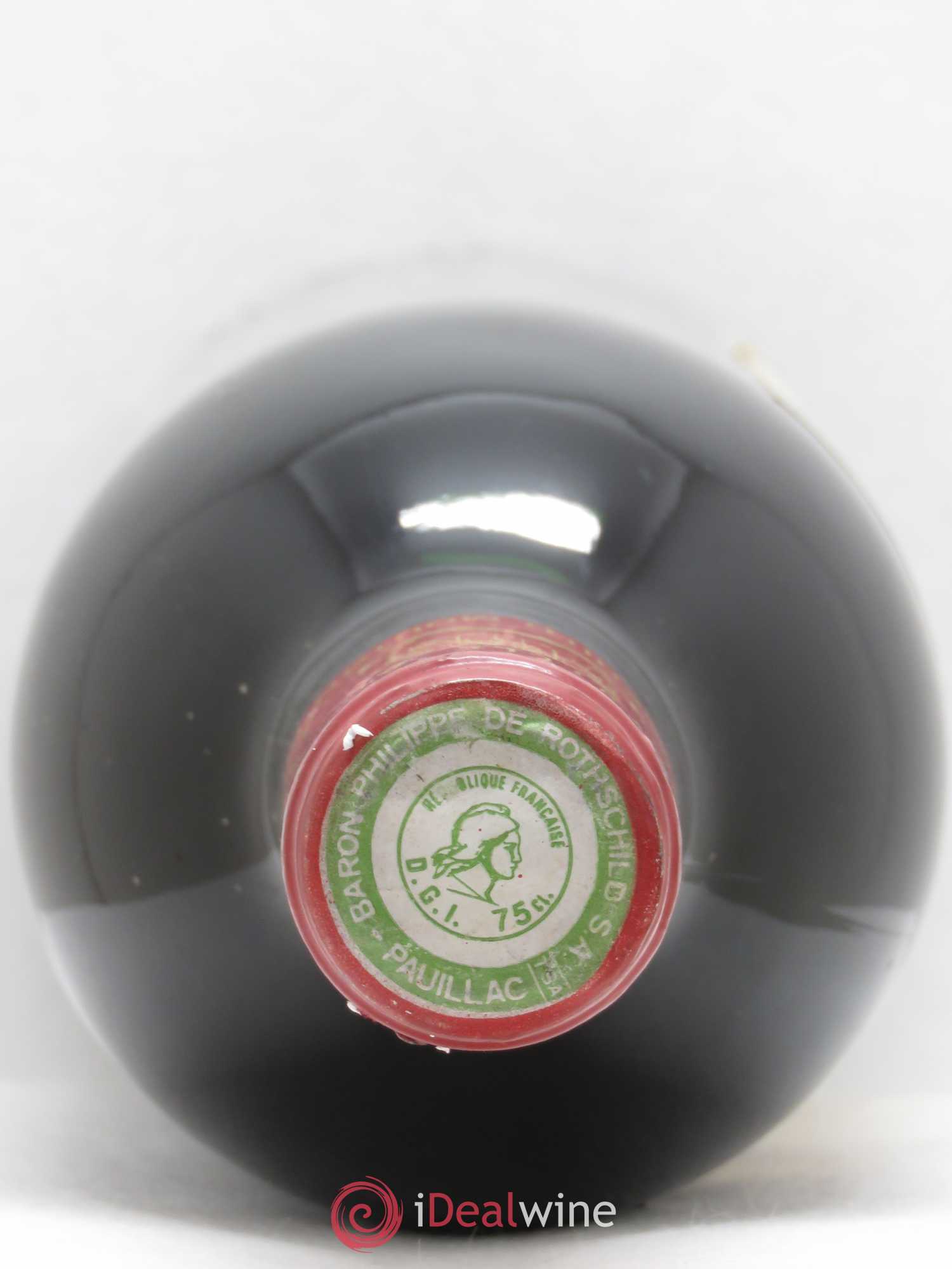 Château Mouton Rothschild 1er Grand Cru Classé 1986 - Lot de 1 bouteille - 1