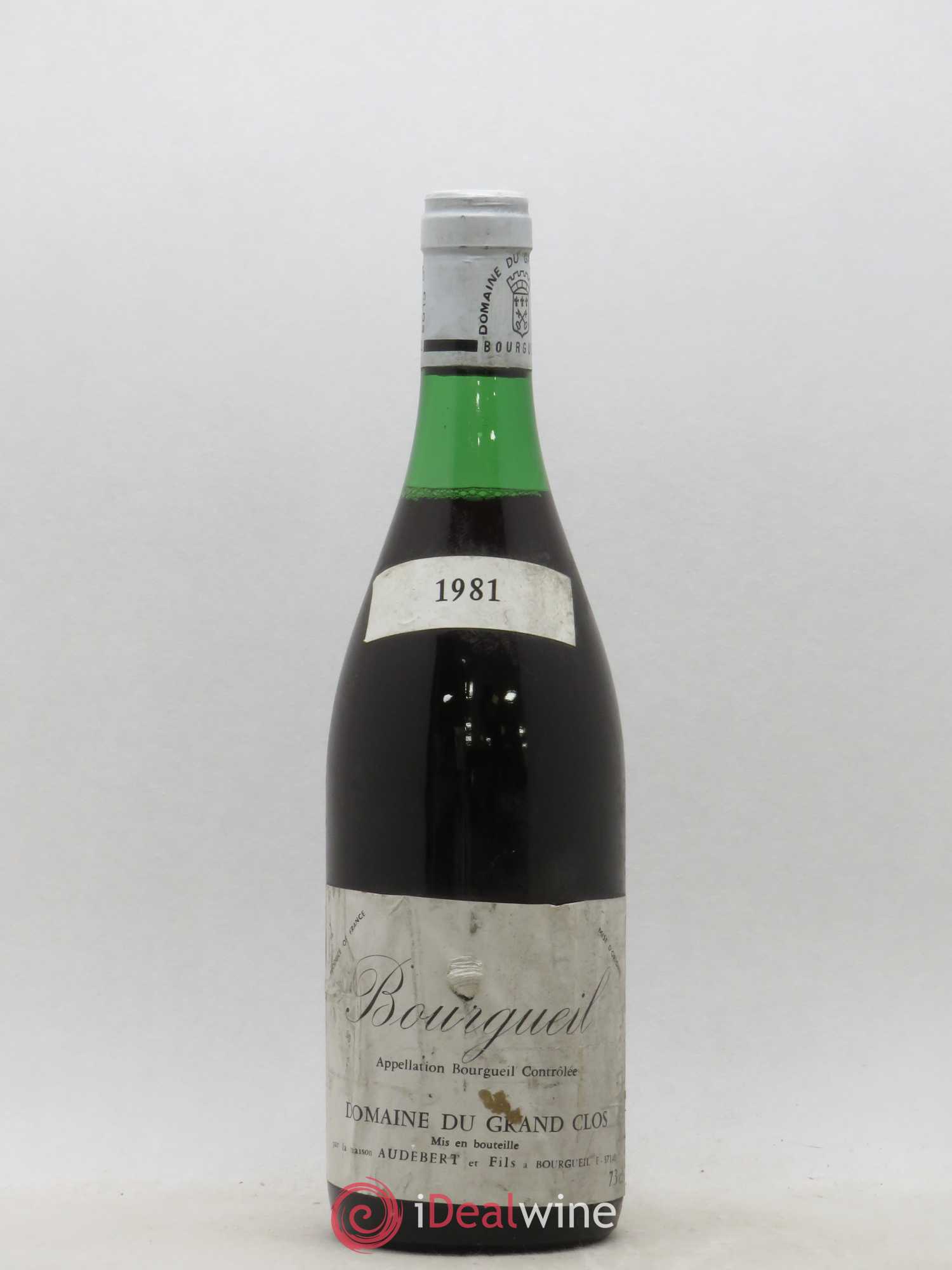 Bourgueil Domaine Du Grand Clos 1981 - Posten von 1 Flasche - 0