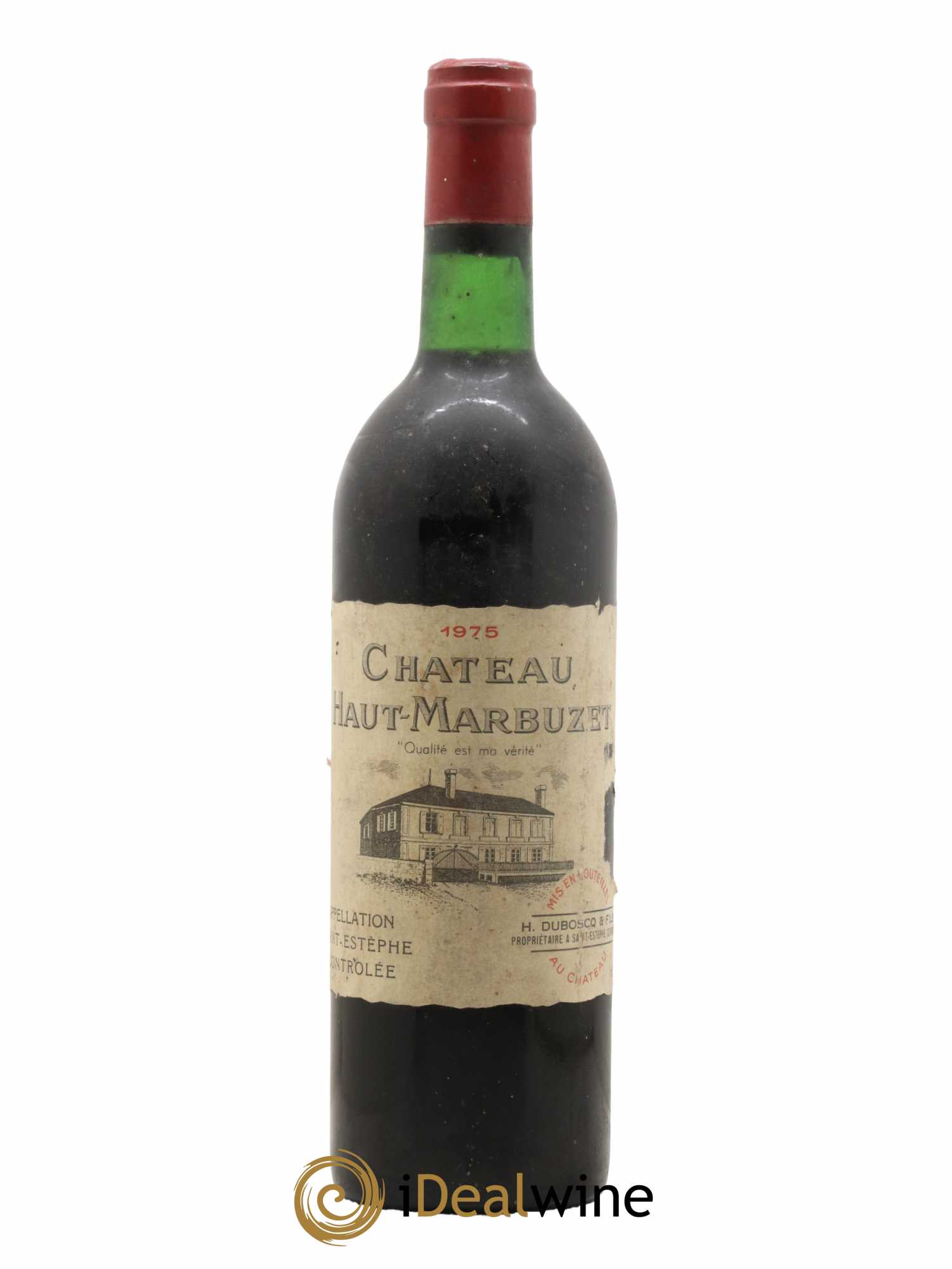 Château Haut Marbuzet 1975 - Lot de 1 bouteille - 0
