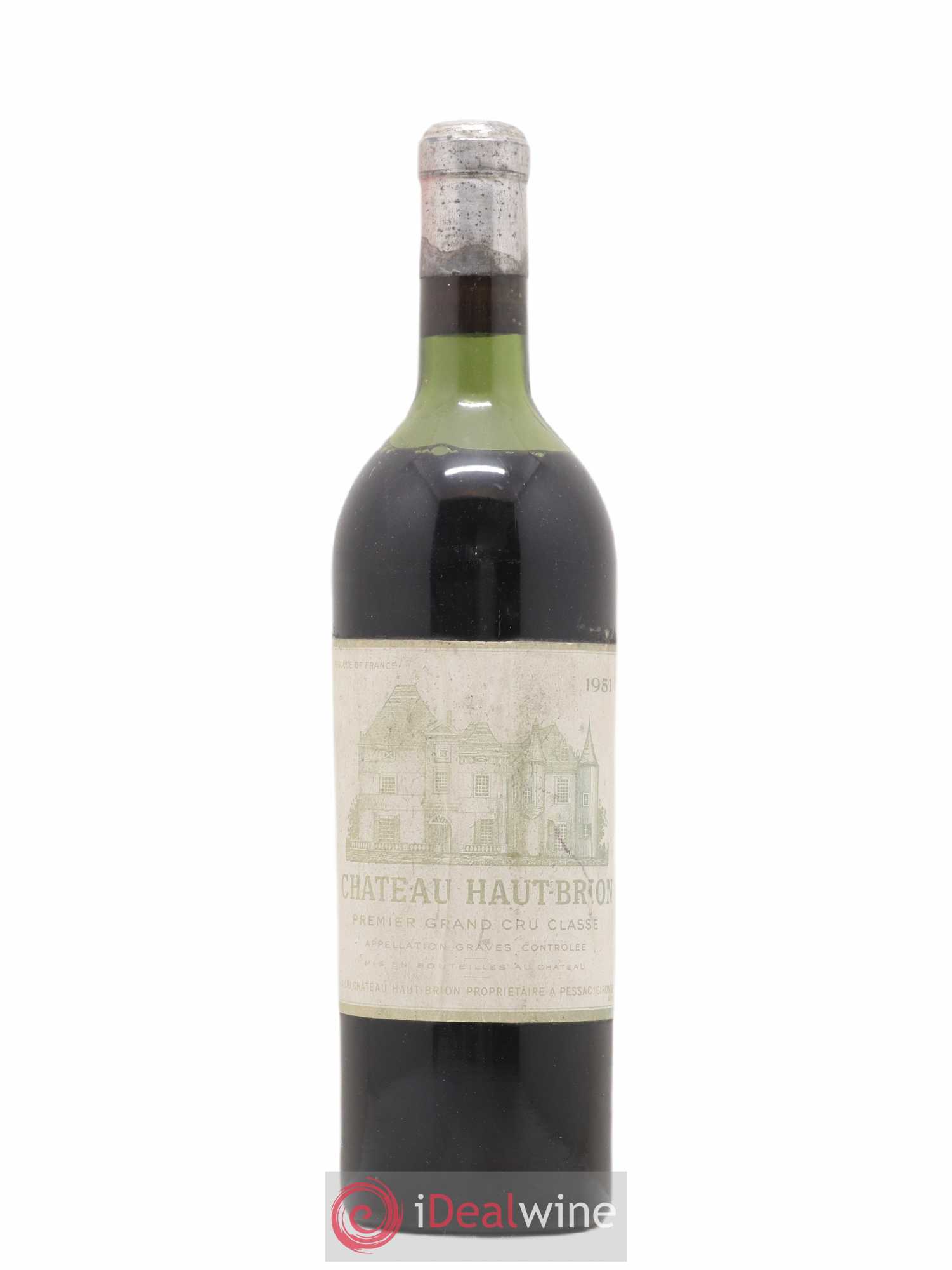 Château Haut Brion 1er Grand Cru Classé 1951 - Lot de 1 bouteille - 0