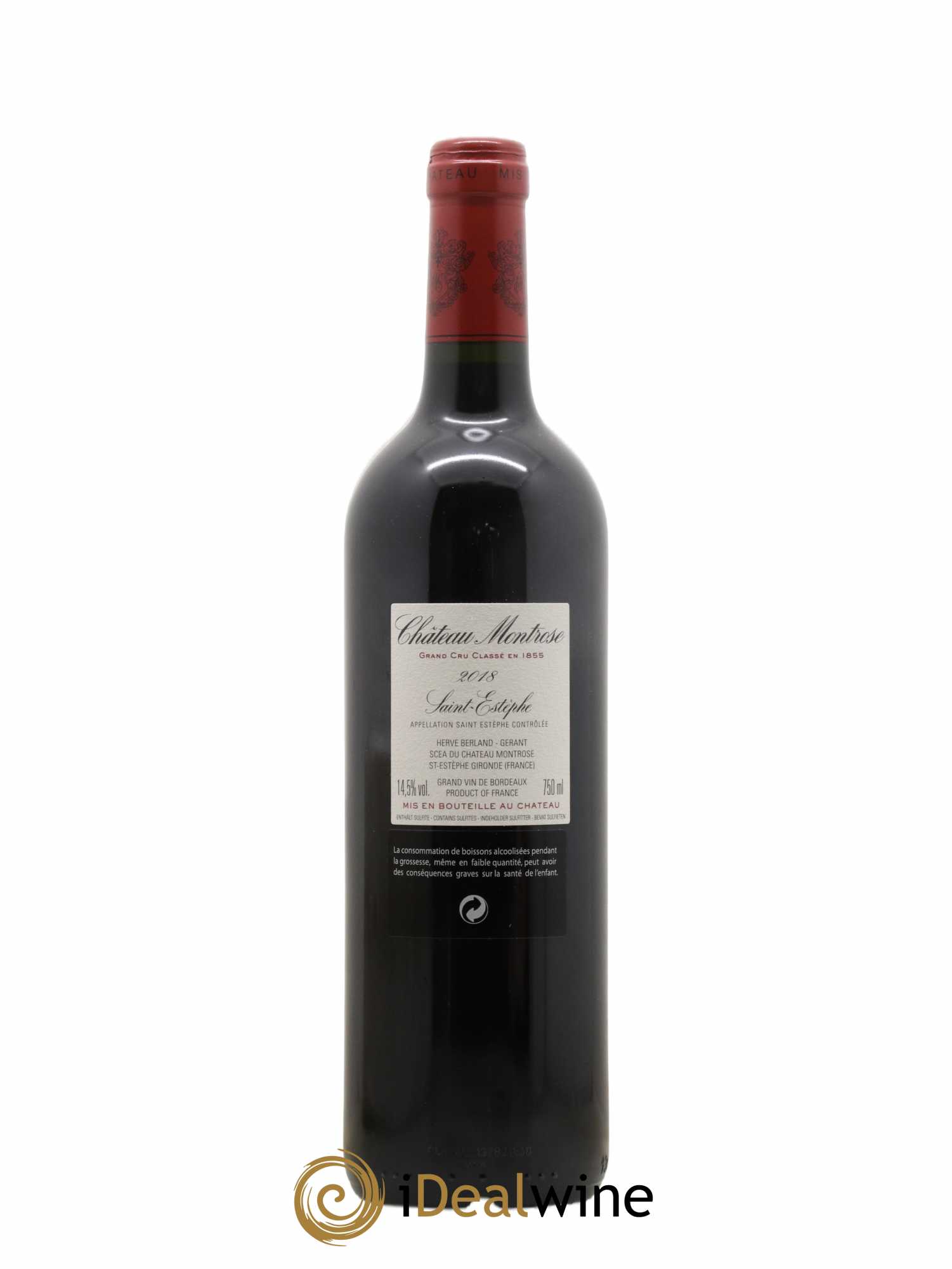 Château Montrose 2ème Grand Cru Classé 2018 - Lot de 1 bouteille - 1