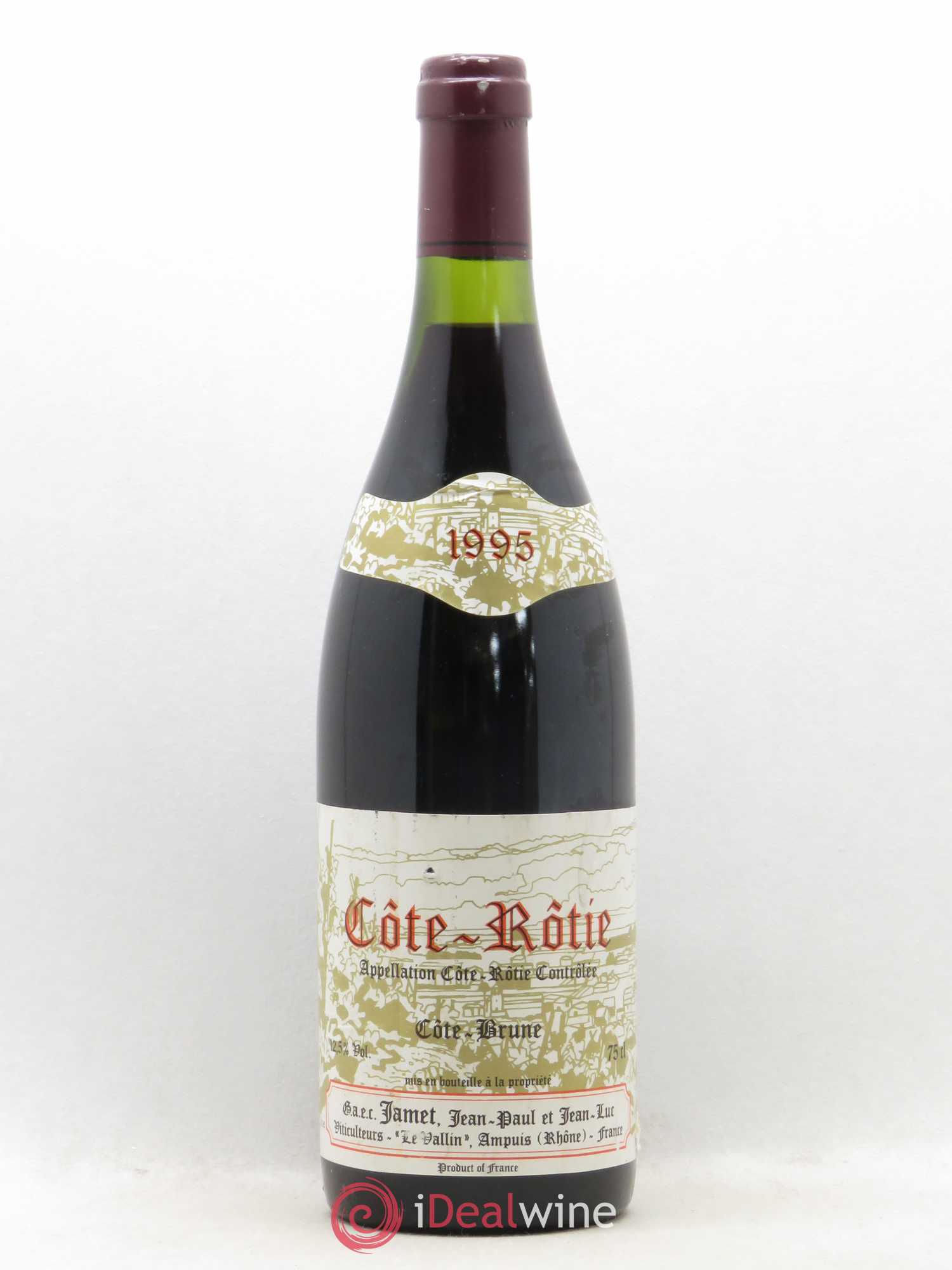 Côte-Rôtie Côte Brune Jamet (Domaine) 1995 - Lot de 1 bouteille - 0