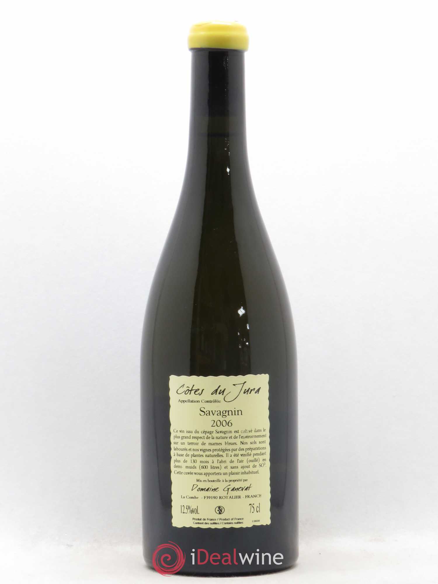 Côtes du Jura Les Vignes de mon Père Jean-François Ganevat (Domaine) 2006 - Lot de 1 bouteille - 1