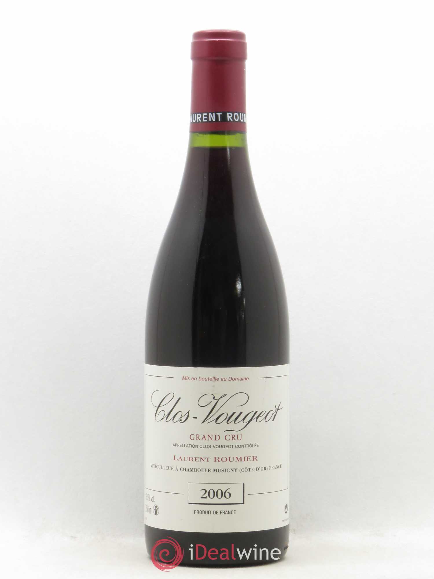 Clos de Vougeot Grand Cru Laurent Roumier 2006 - Lot de 1 bouteille - 0