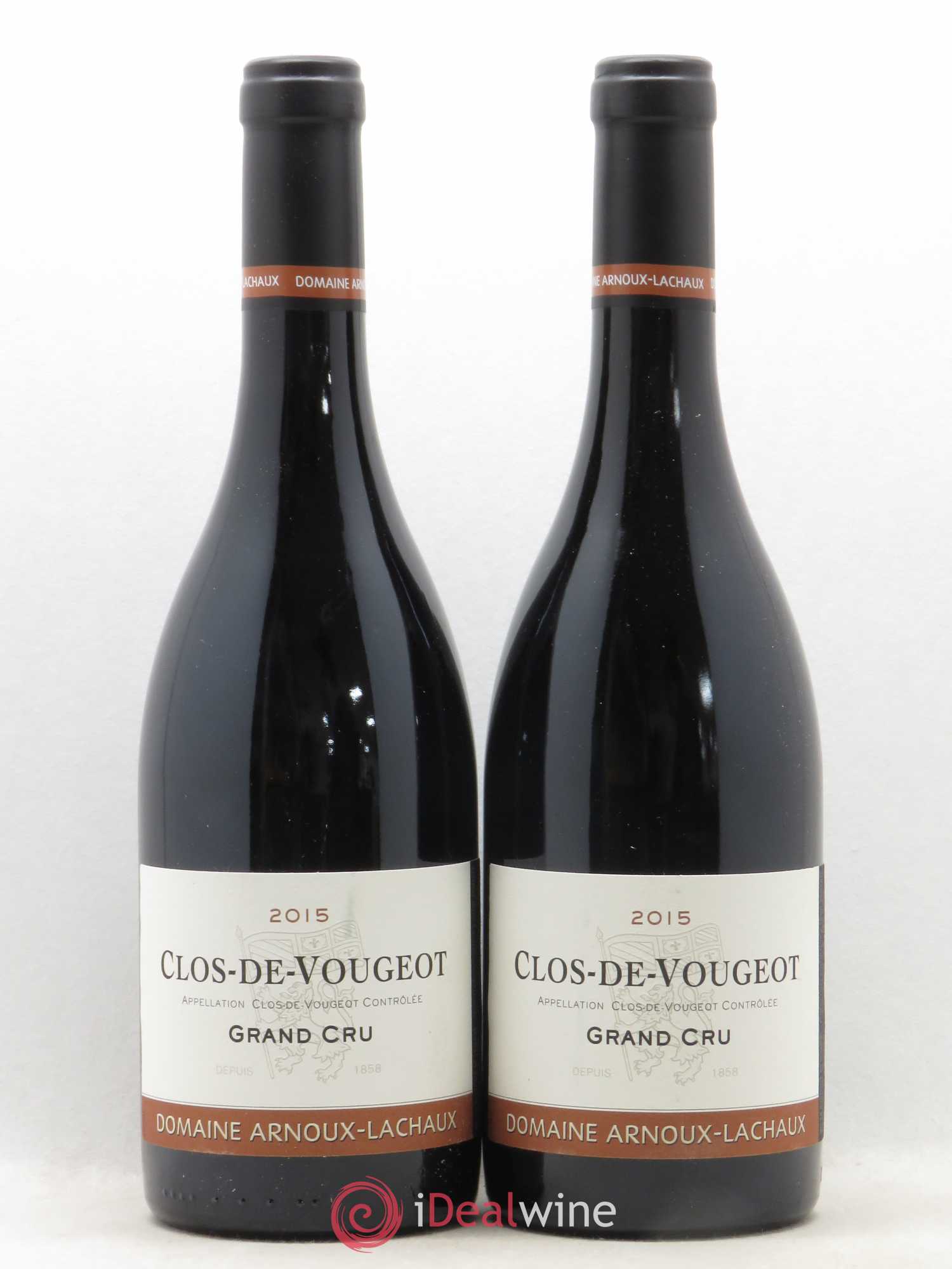 Clos de Vougeot Grand Cru Arnoux-Lachaux (Domaine) 2015 - Lot de 2 bouteilles - 0