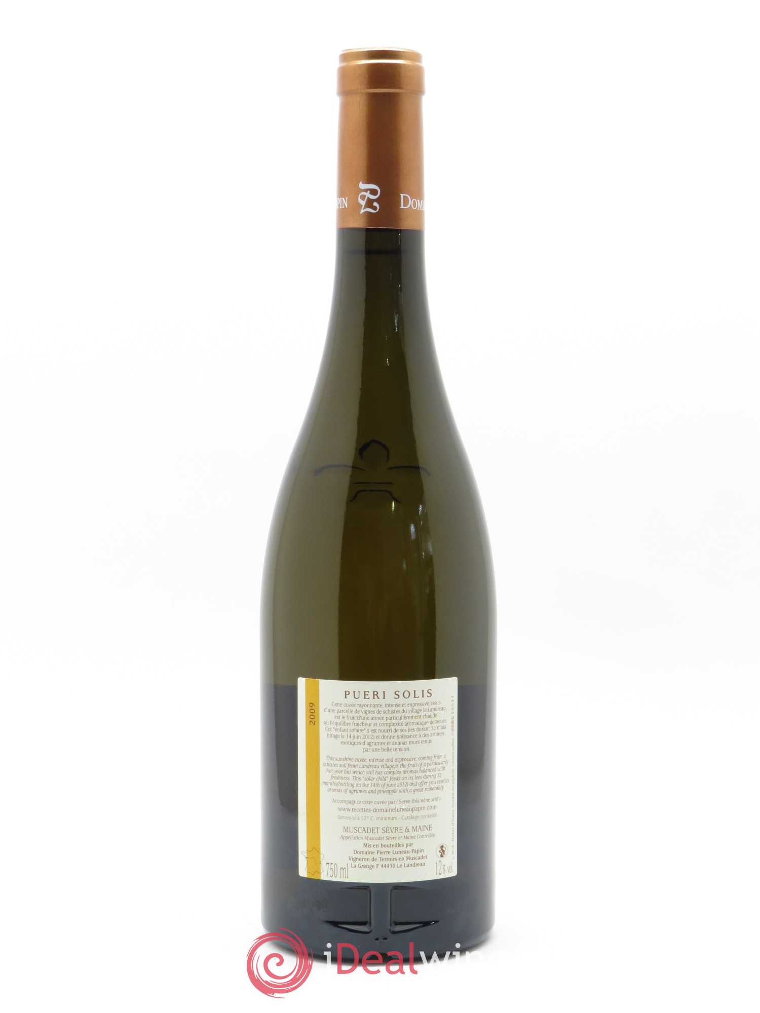 Muscadet-Sèvre-et-Maine Pueri Solis Luneau-Papin 2009 - Lot de 1 bouteille - 1