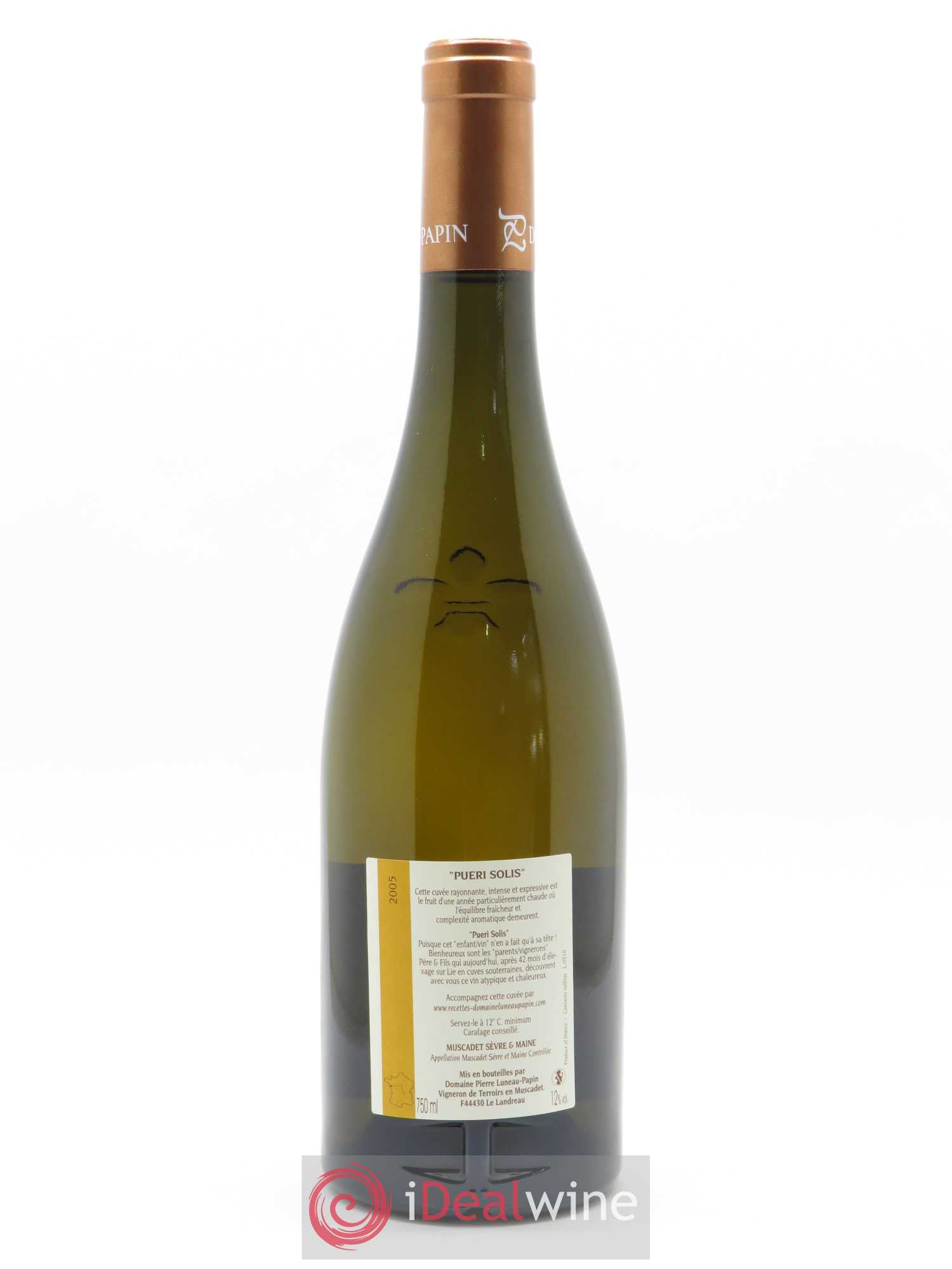 Muscadet-Sèvre-et-Maine Pueri Solis Luneau-Papin 2005 - Lot de 1 bouteille - 1