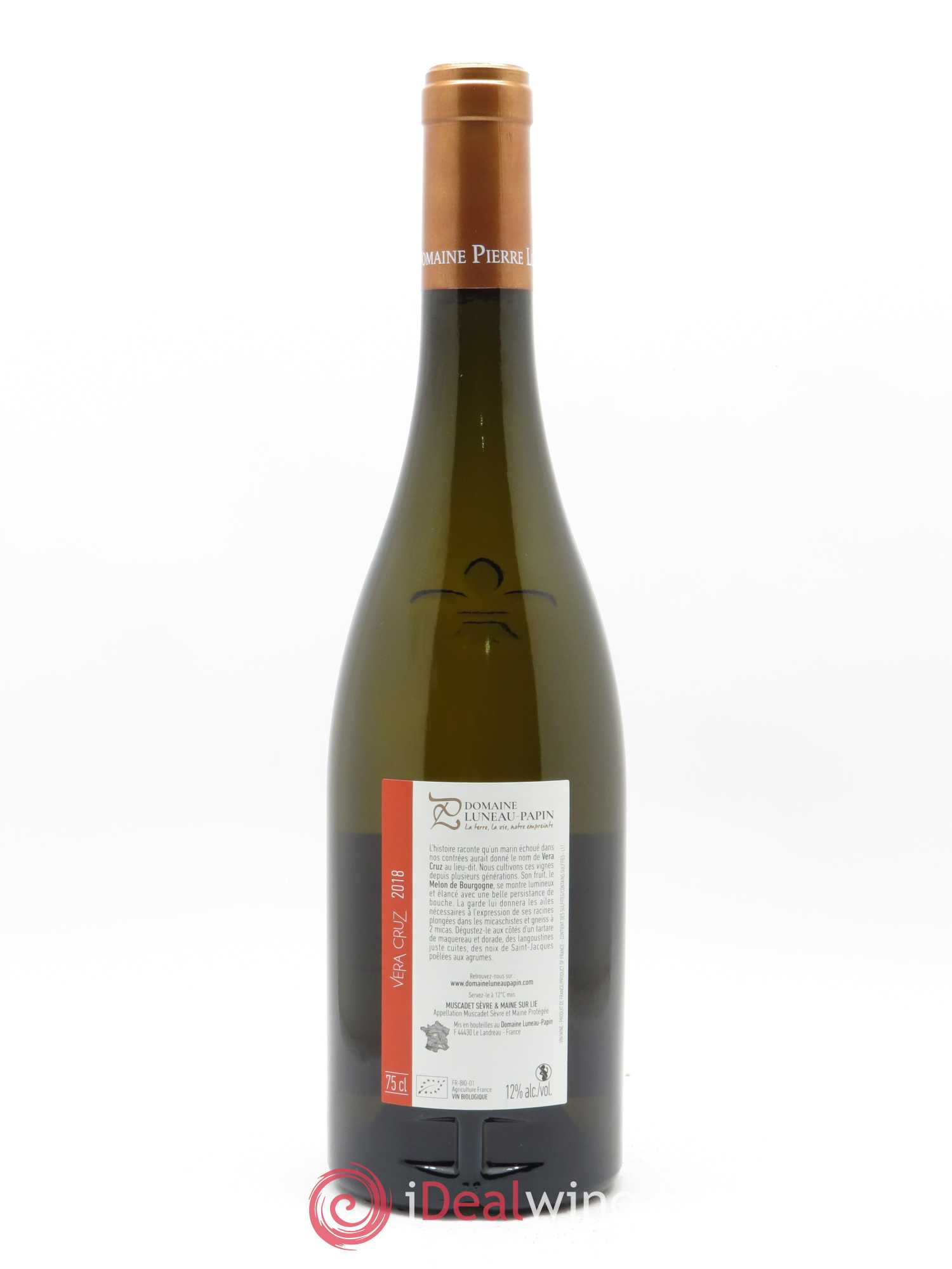 Muscadet-Sèvre-et-Maine Vera Cruz Luneau-Papin 2018 - Lot de 1 bouteille - 1