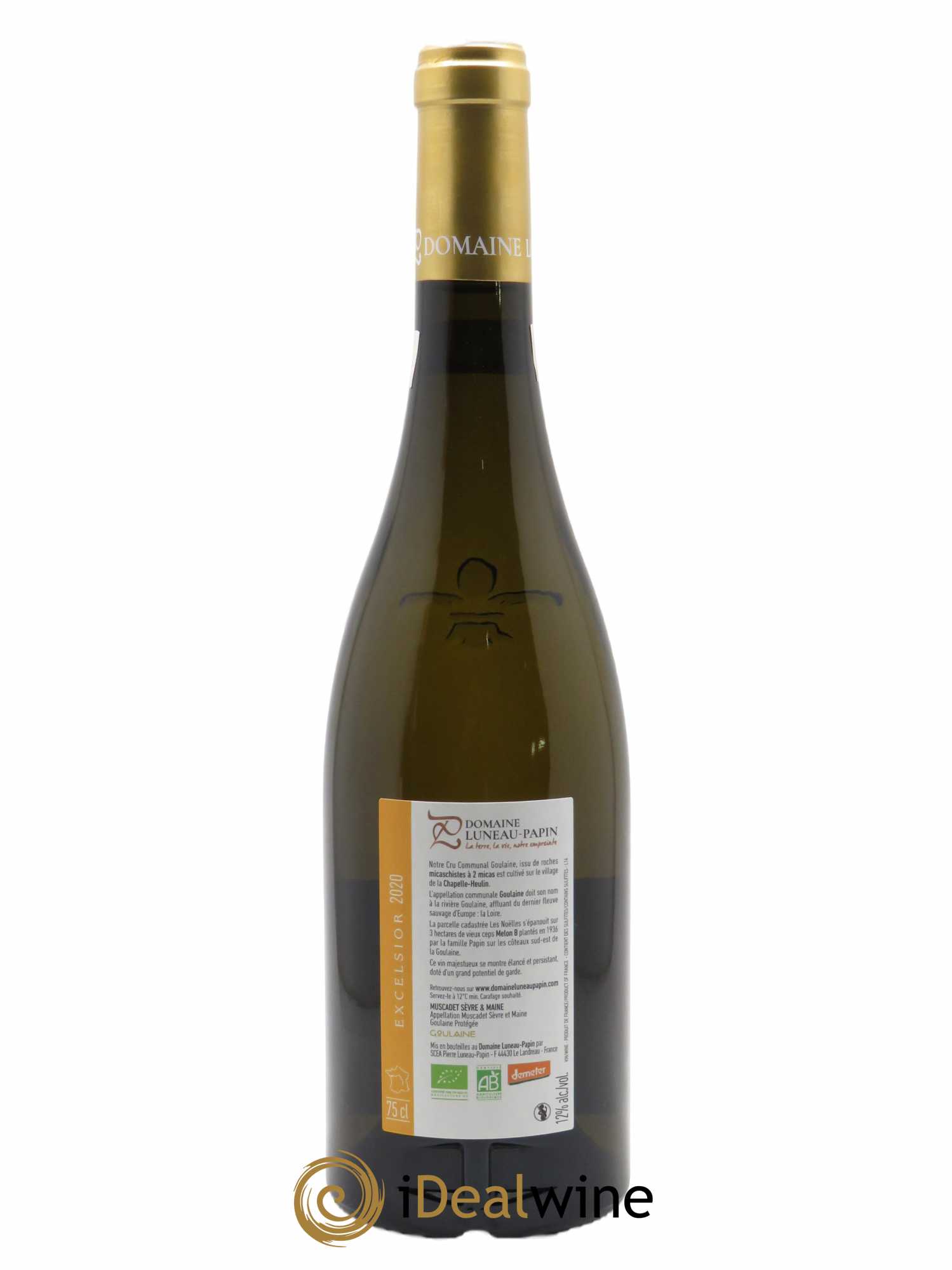 Muscadet-Sèvre-et-Maine Cru Goulaine Excelsior Luneau-Papin 2020 - Lot of 1 bottle - 1