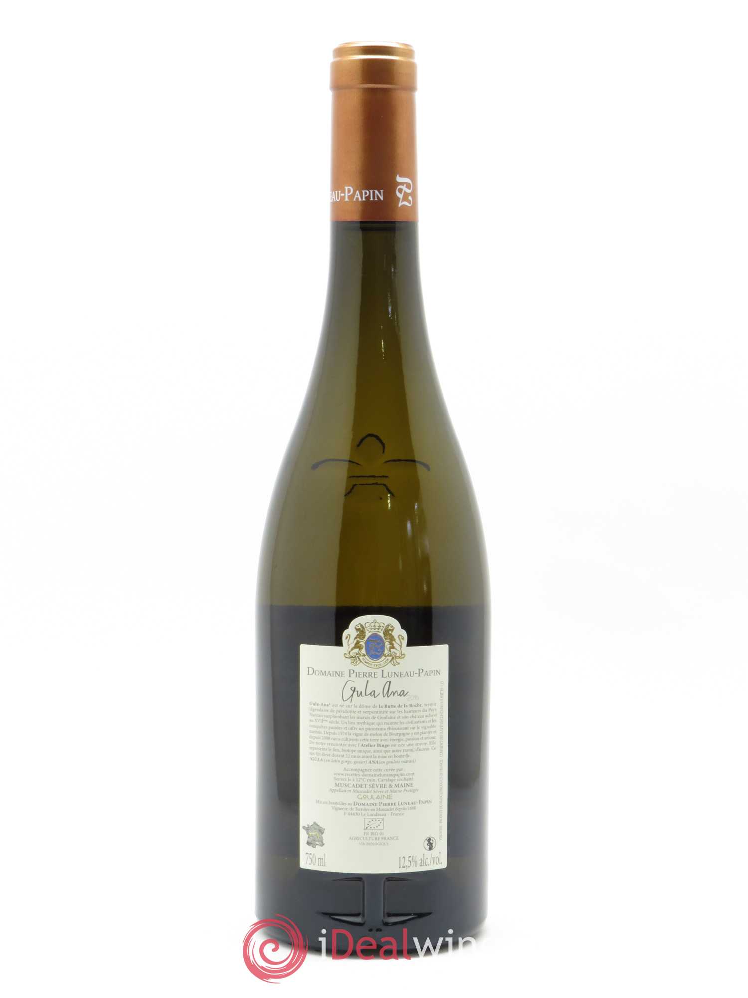 Muscadet-Sèvre-et-Maine Gula Ana Luneau-Papin 2016 - Lot de 1 bouteille - 1