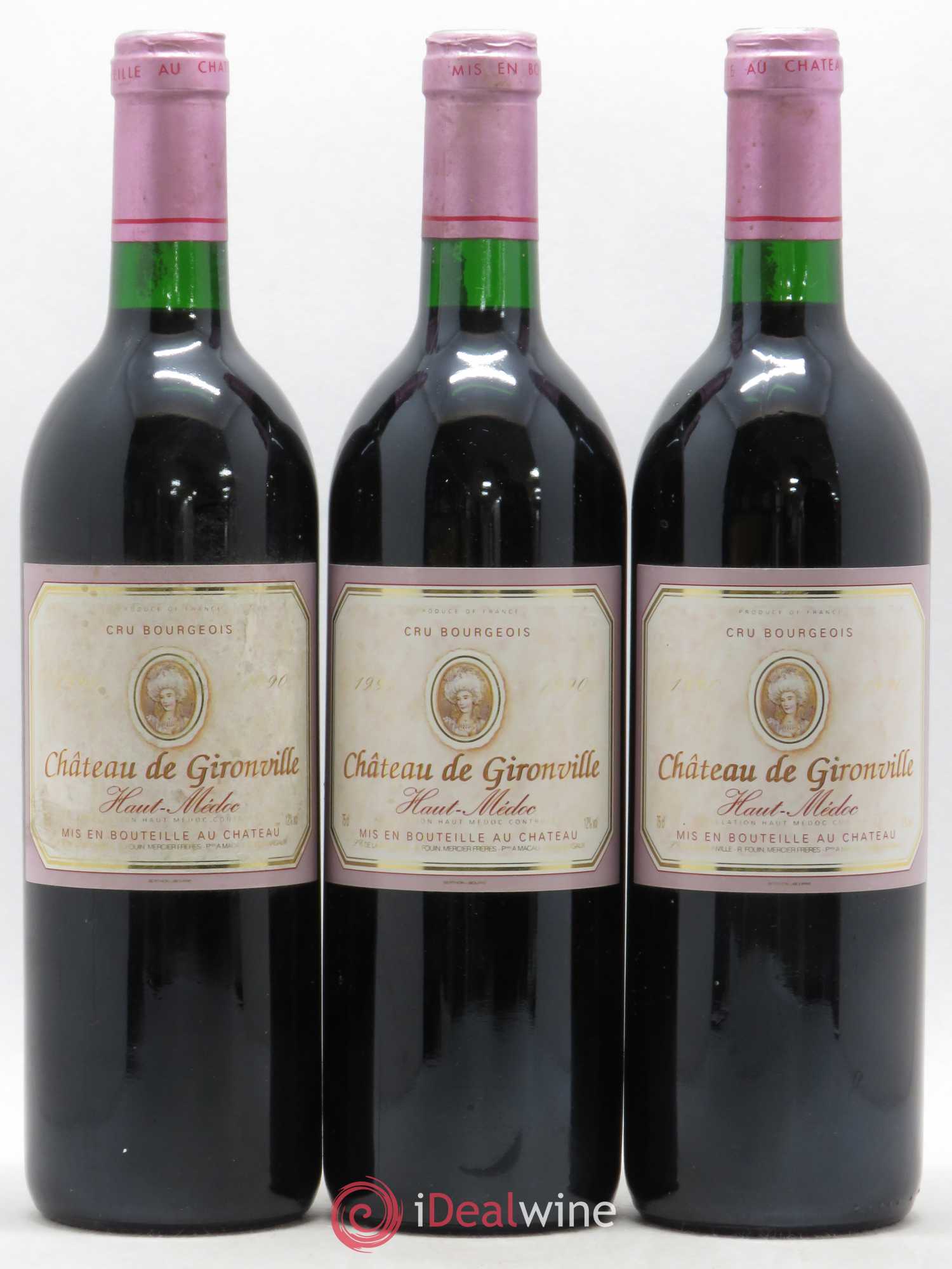Château Gironville 1990 - Lot de 6 bouteilles - 1