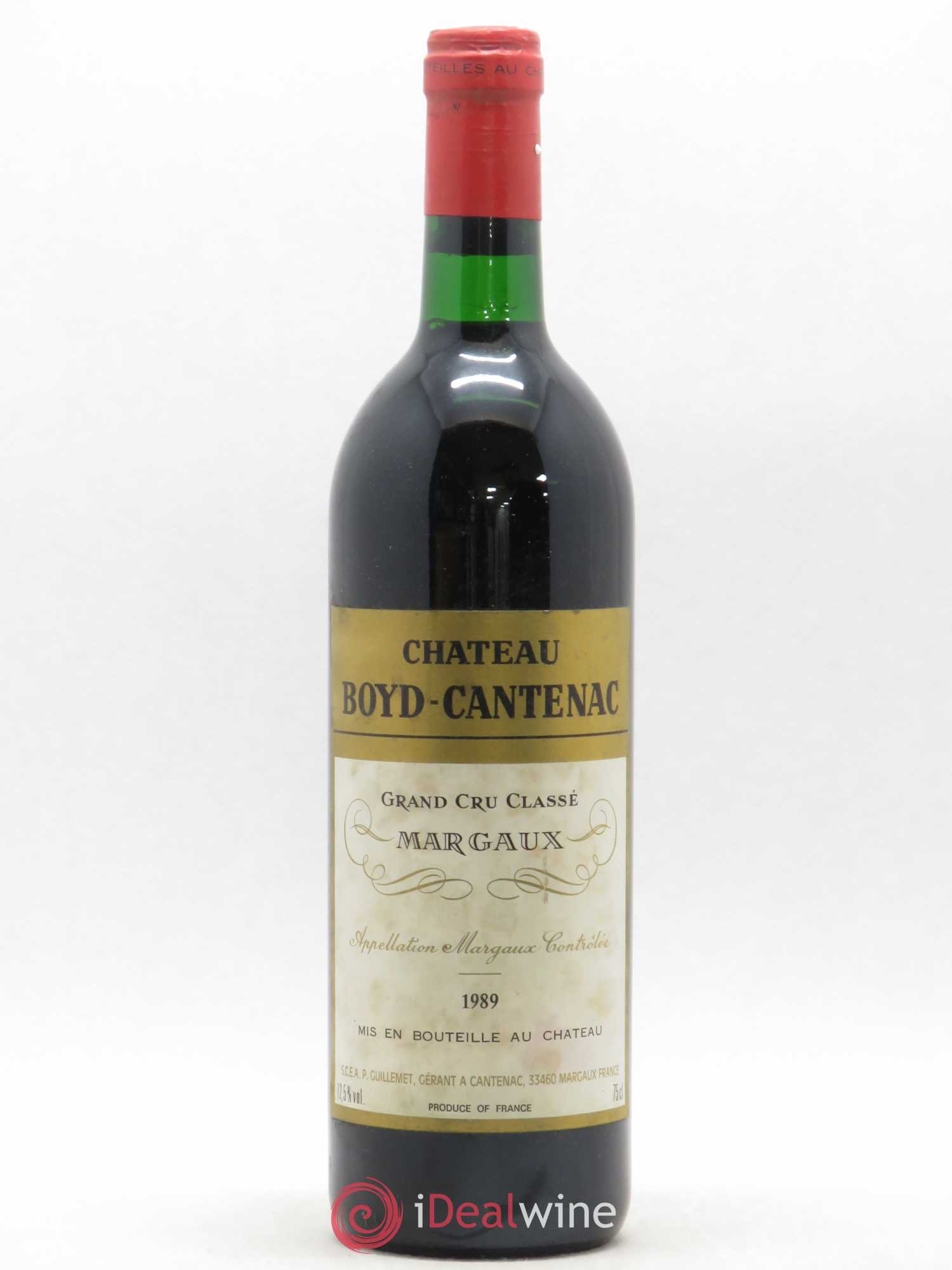 Château Boyd Cantenac 3ème Grand Cru Classé 1989 - Lot de 1 bouteille - 0