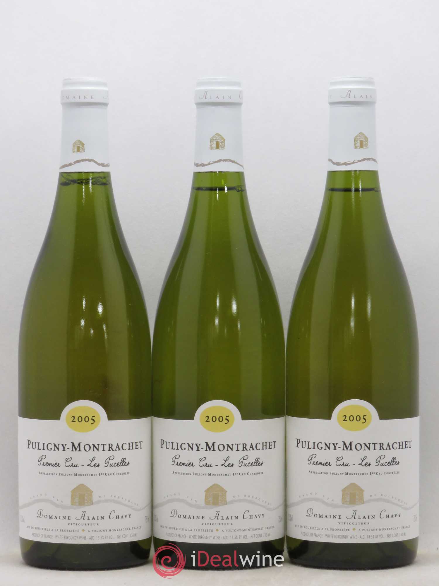 Puligny-Montrachet 1er Cru Les Pucelles Alain Chavy 2005 - Lot de 6 bouteilles - 1