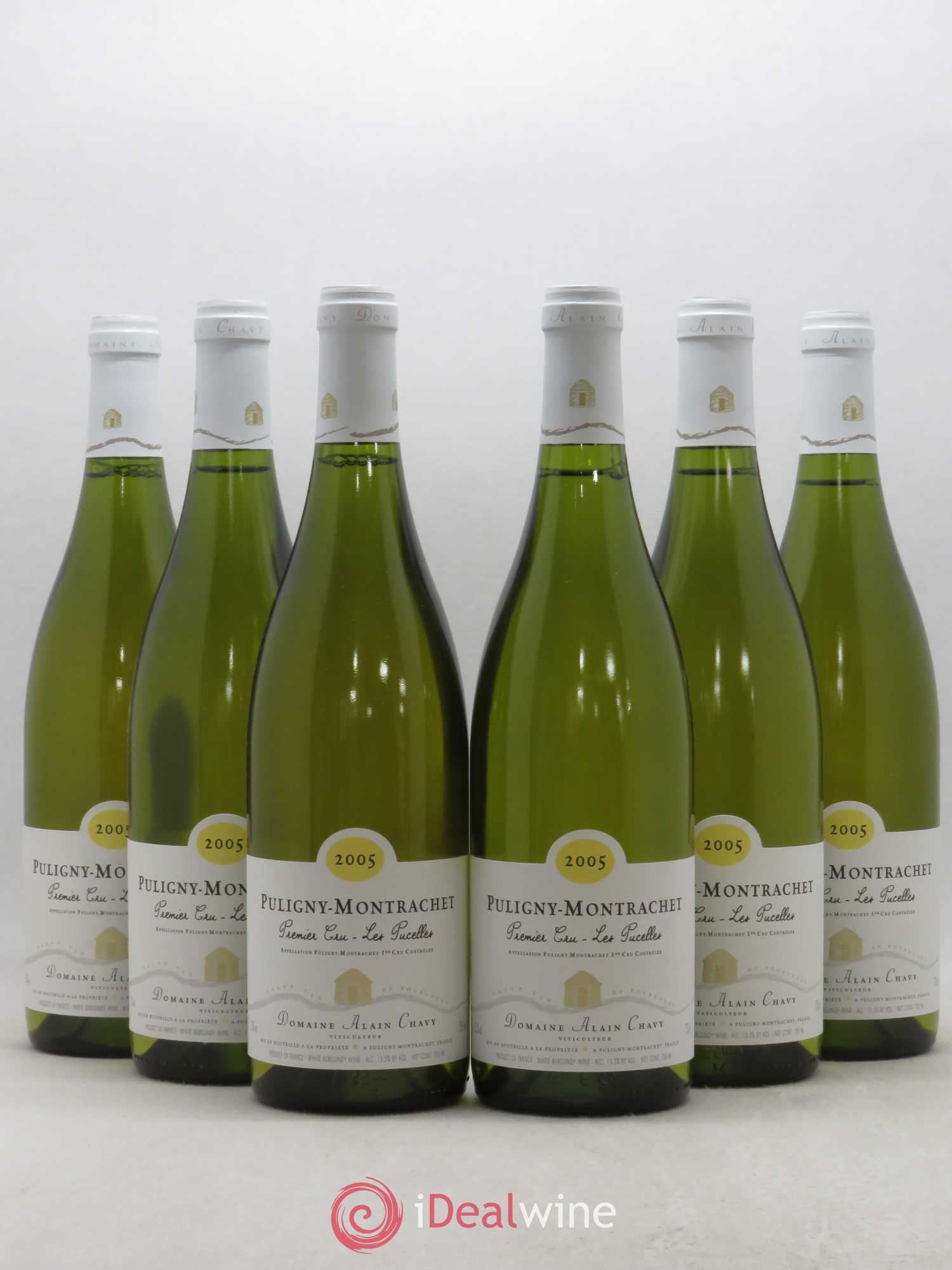Puligny-Montrachet 1er Cru Les Pucelles Alain Chavy 2005 - Lot de 6 bouteilles - 0