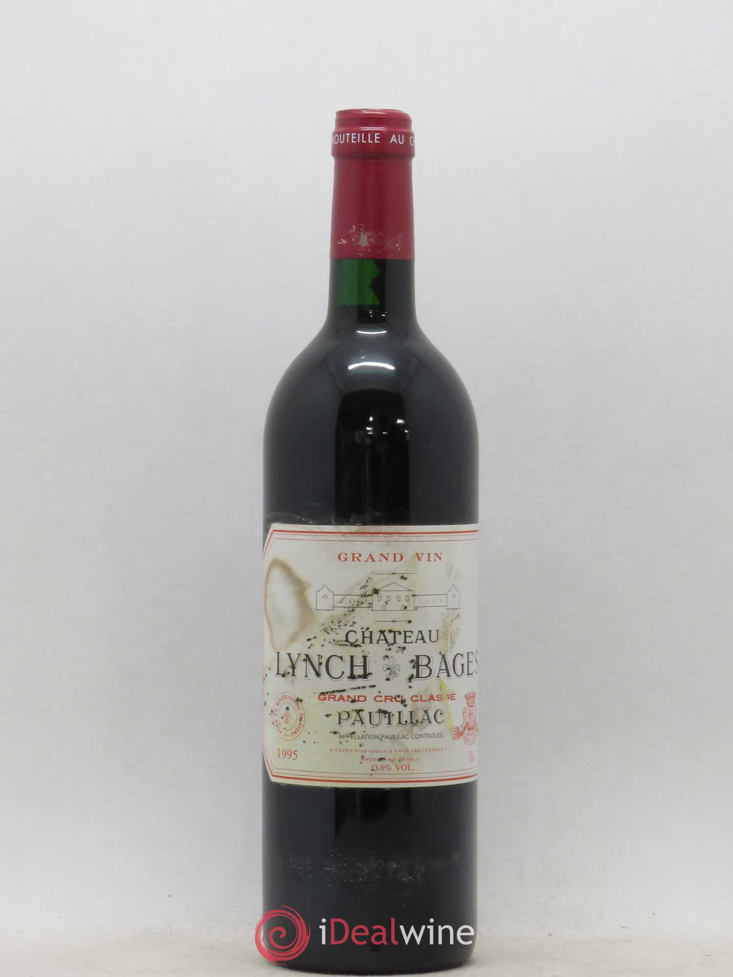 Château Lynch Bages 5ème Grand Cru Classé 1995 - Lot de 1 bouteille - 0
