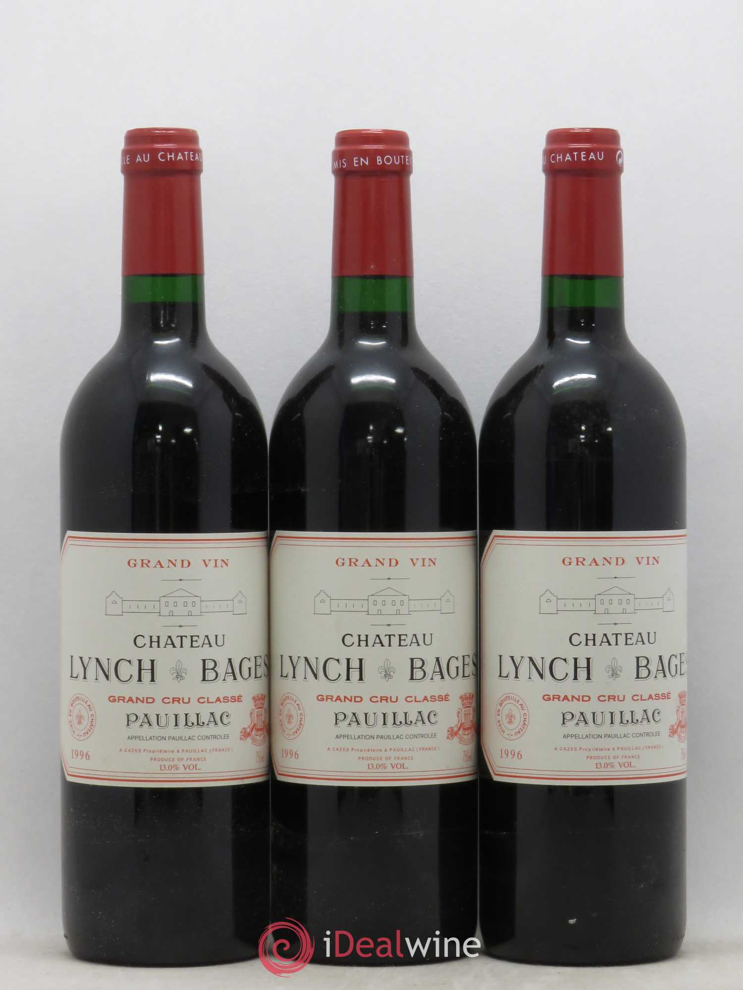 Château Lynch Bages 5ème Grand Cru Classé 1996 - Lot de 12 bouteilles - 3