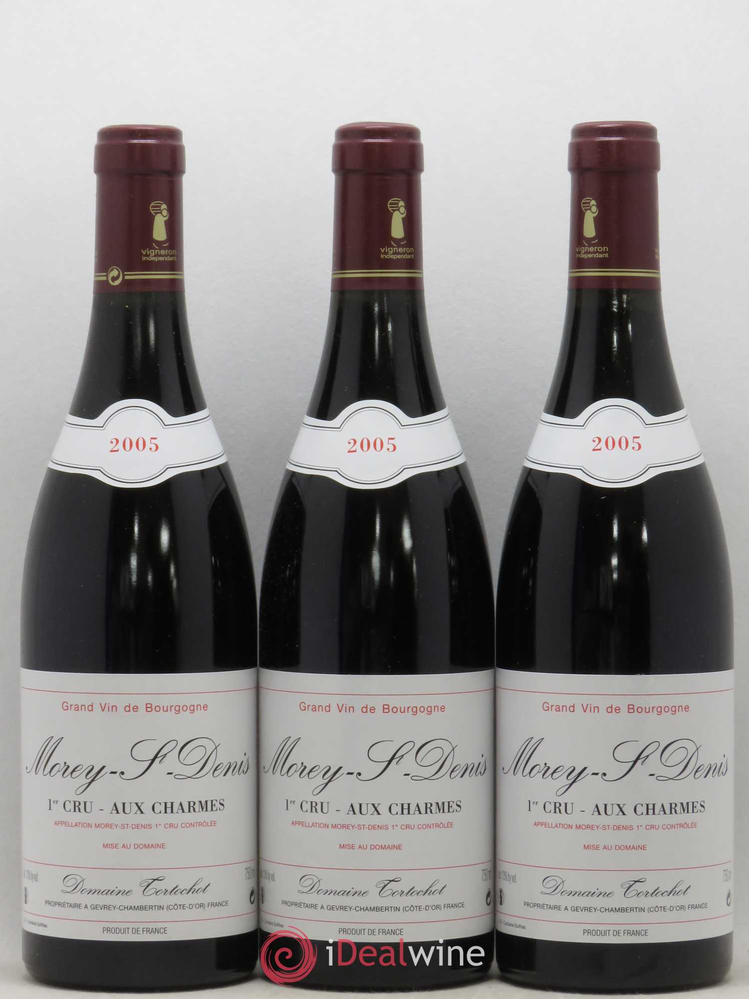 Morey-Saint-Denis 1er Cru Aux Charmes Tortochot 2005 - Posten von 6 Flaschen - 1