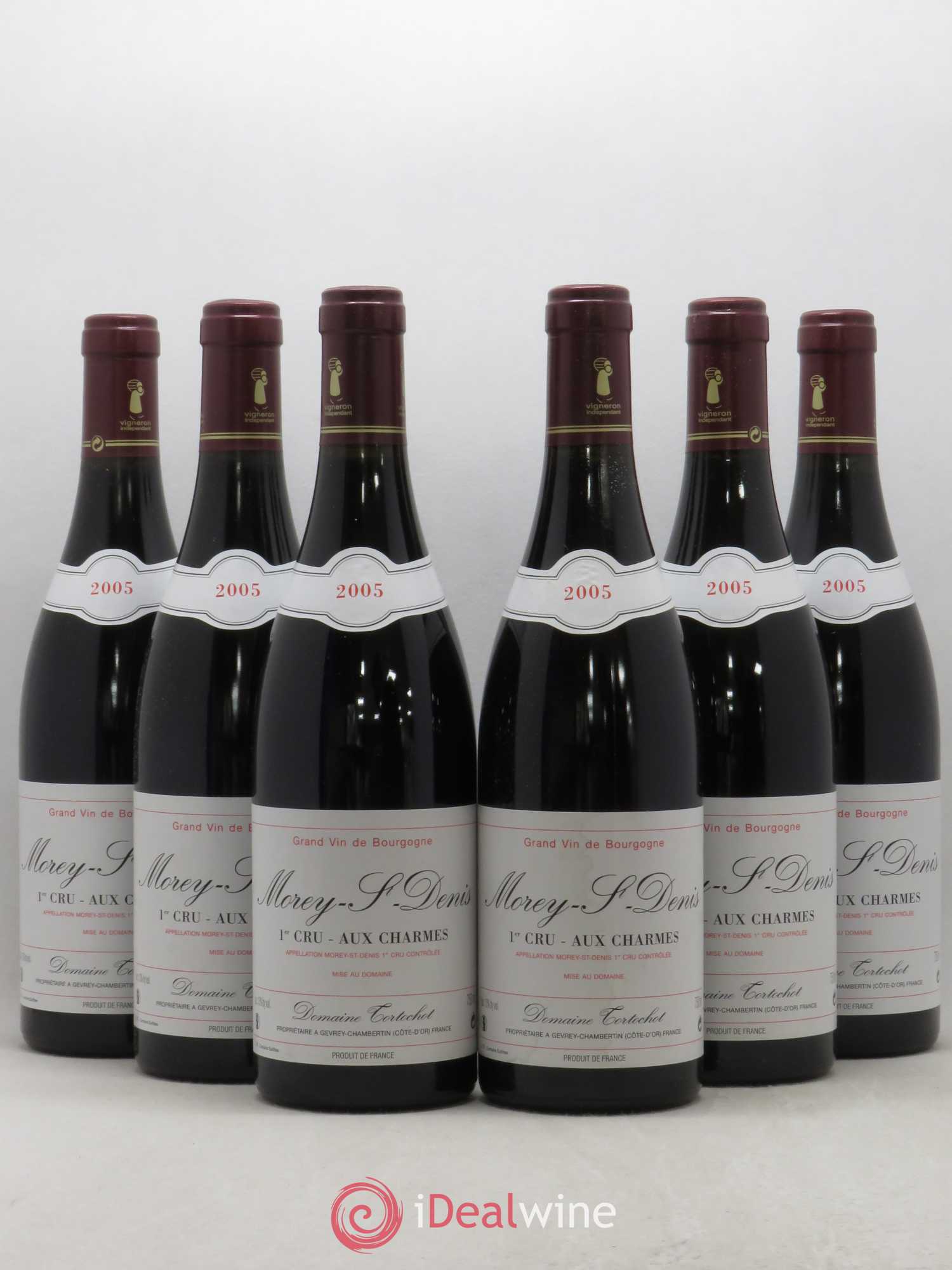 Morey-Saint-Denis 1er Cru Aux Charmes Tortochot 2005 - Posten von 6 Flaschen - 0