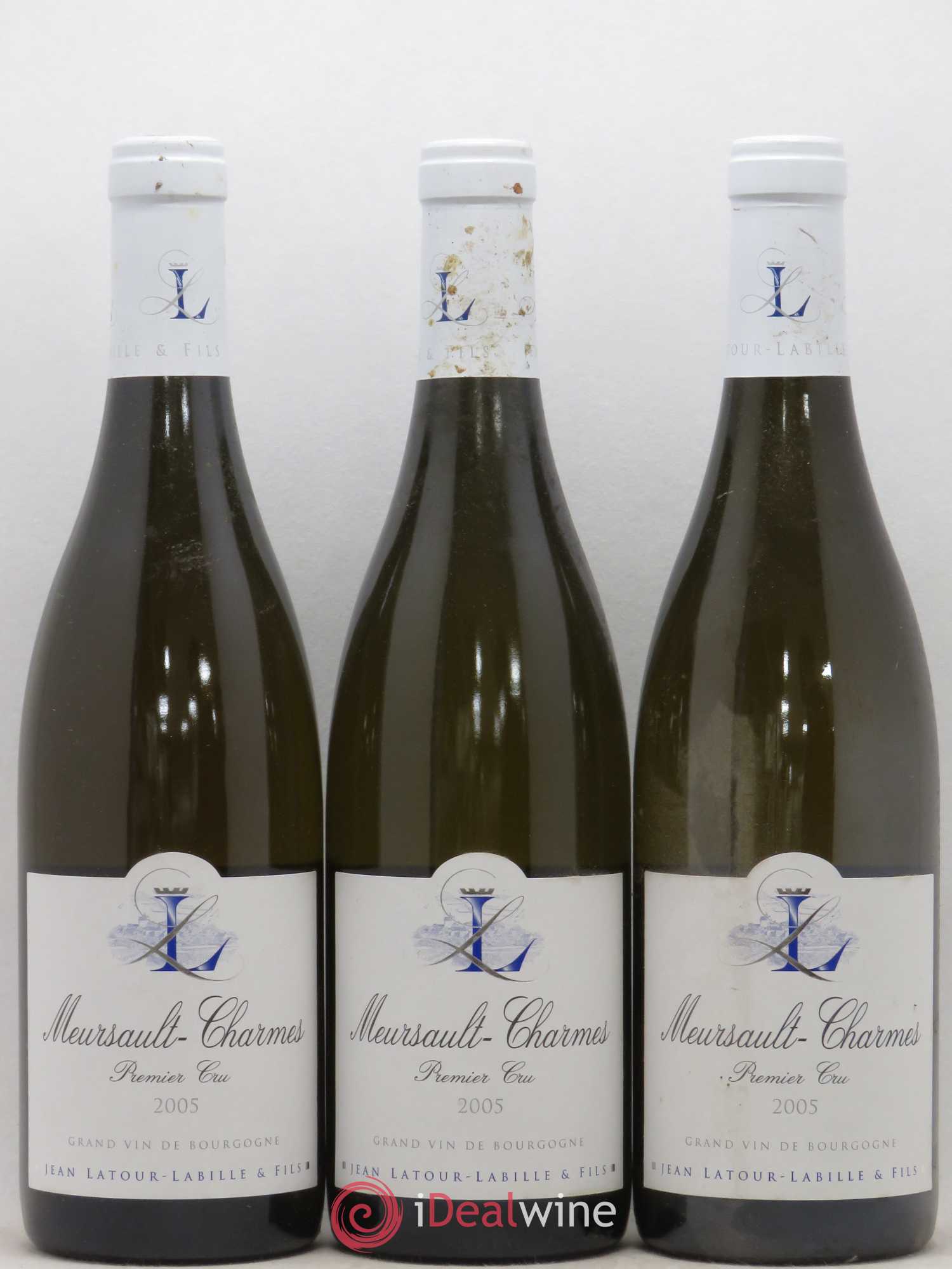 Meursault 1er Cru Charmes Latour-Labille 2005 - Posten von 6 Flaschen - 1