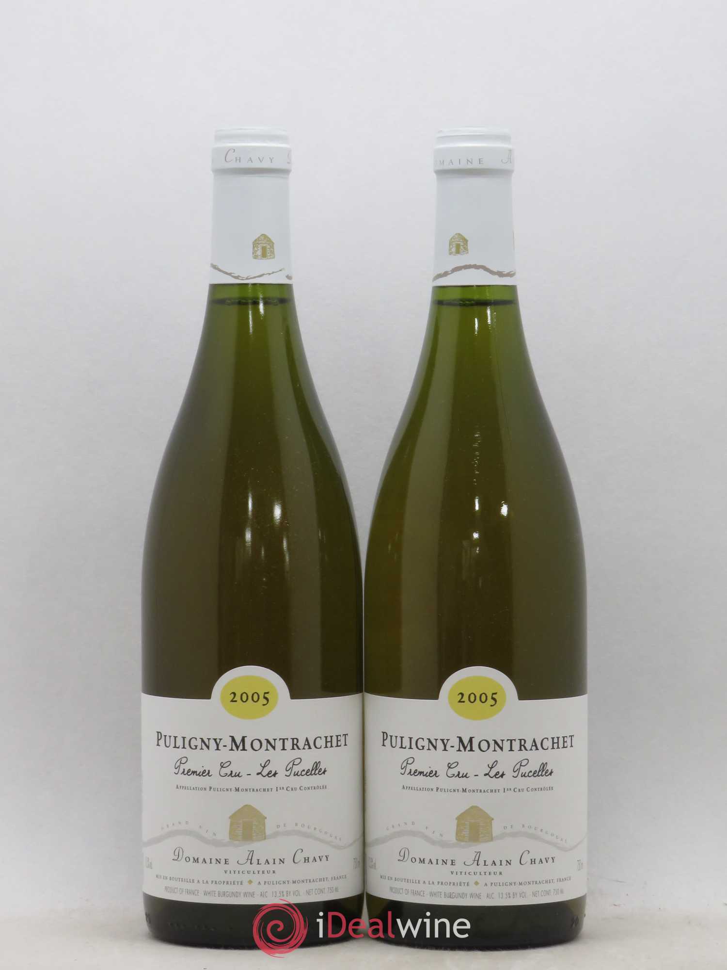 Puligny-Montrachet 1er Cru Les Pucelles Alain Chavy 2005 - Lot de 2 bouteilles - 0