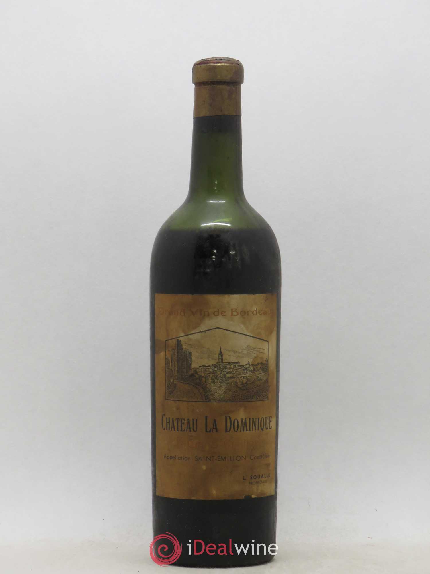 Château la Dominique Grand Cru Classé Mise Négoce 1947 - Lot de 1 bouteille - 0