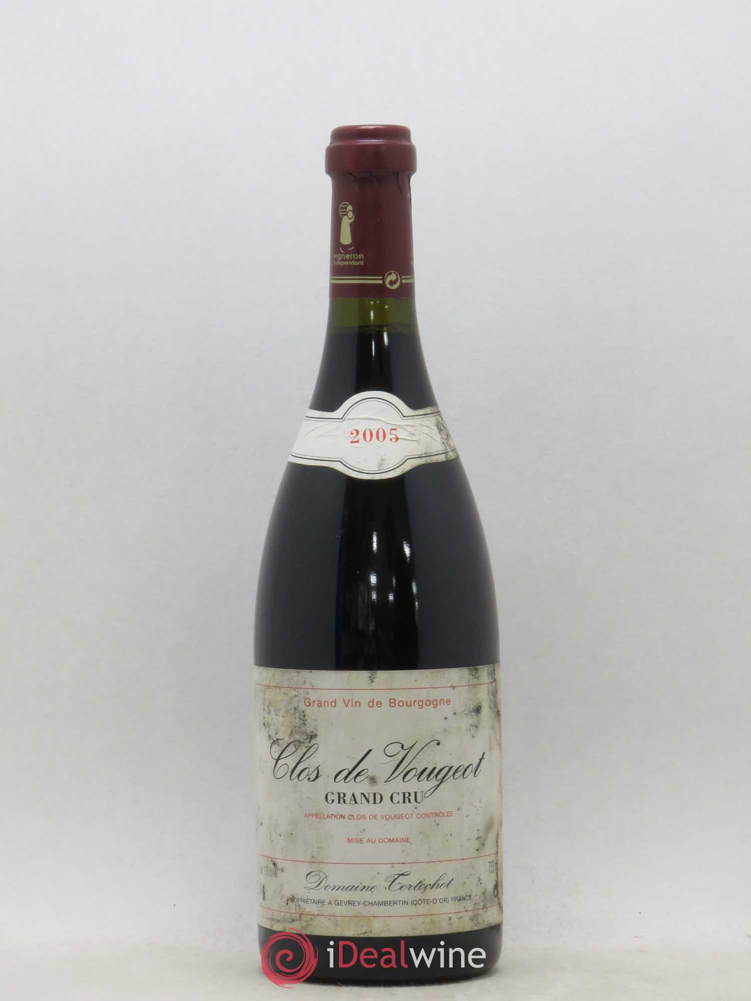 Clos de Vougeot Grand Cru Tortochot (Domaine) 2005 - Lot de 1 bouteille - 0