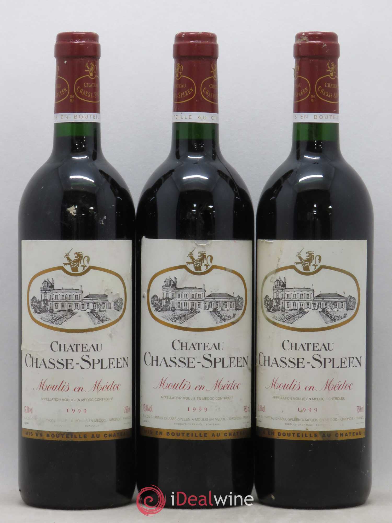 Château Chasse Spleen 1999 - Lot de 12 bouteilles - 1