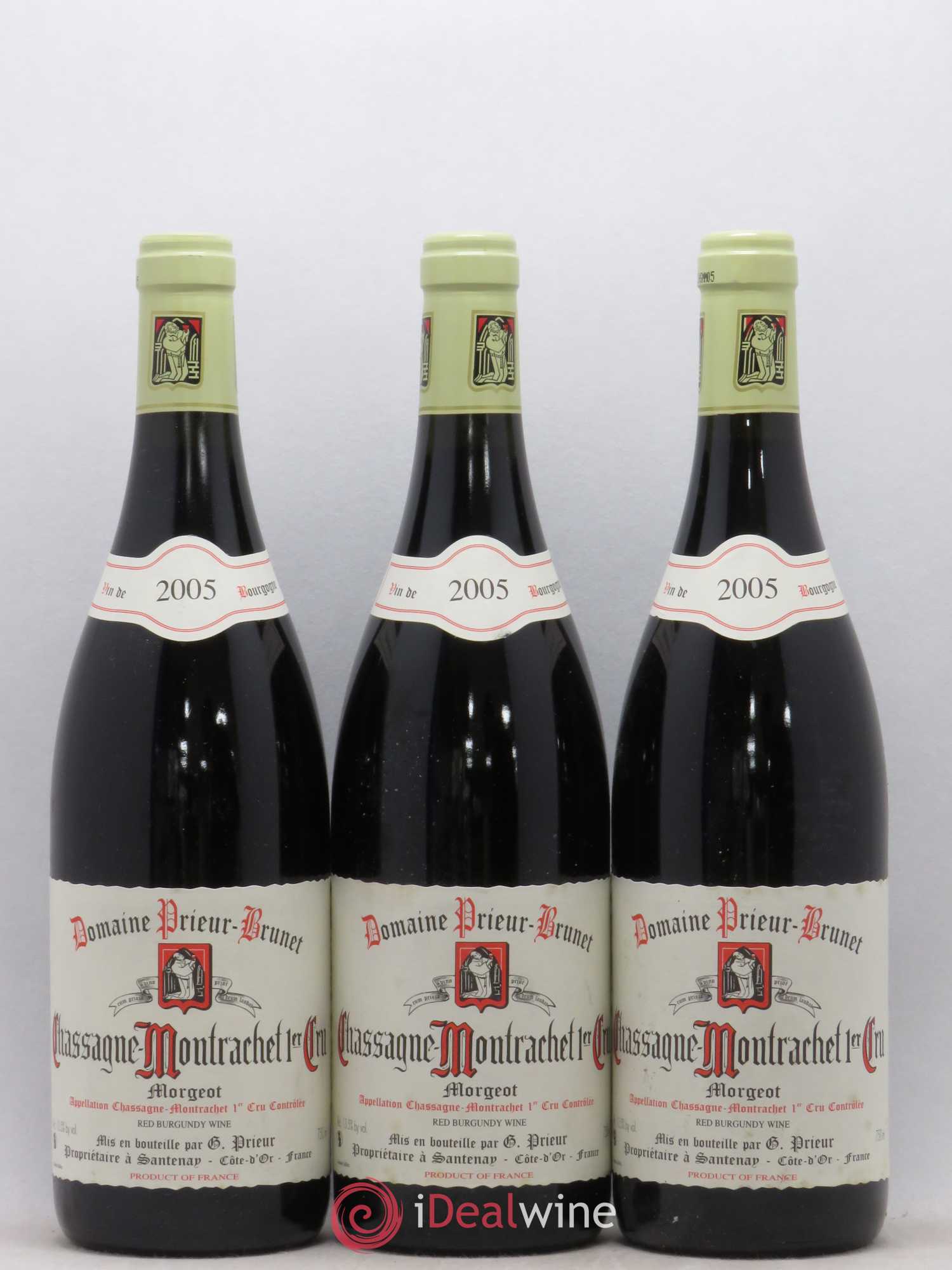 Chassagne-Montrachet 1er Cru Morgeot Prieur Brunet 2005 - Lotto di 6 bottiglie - 2
