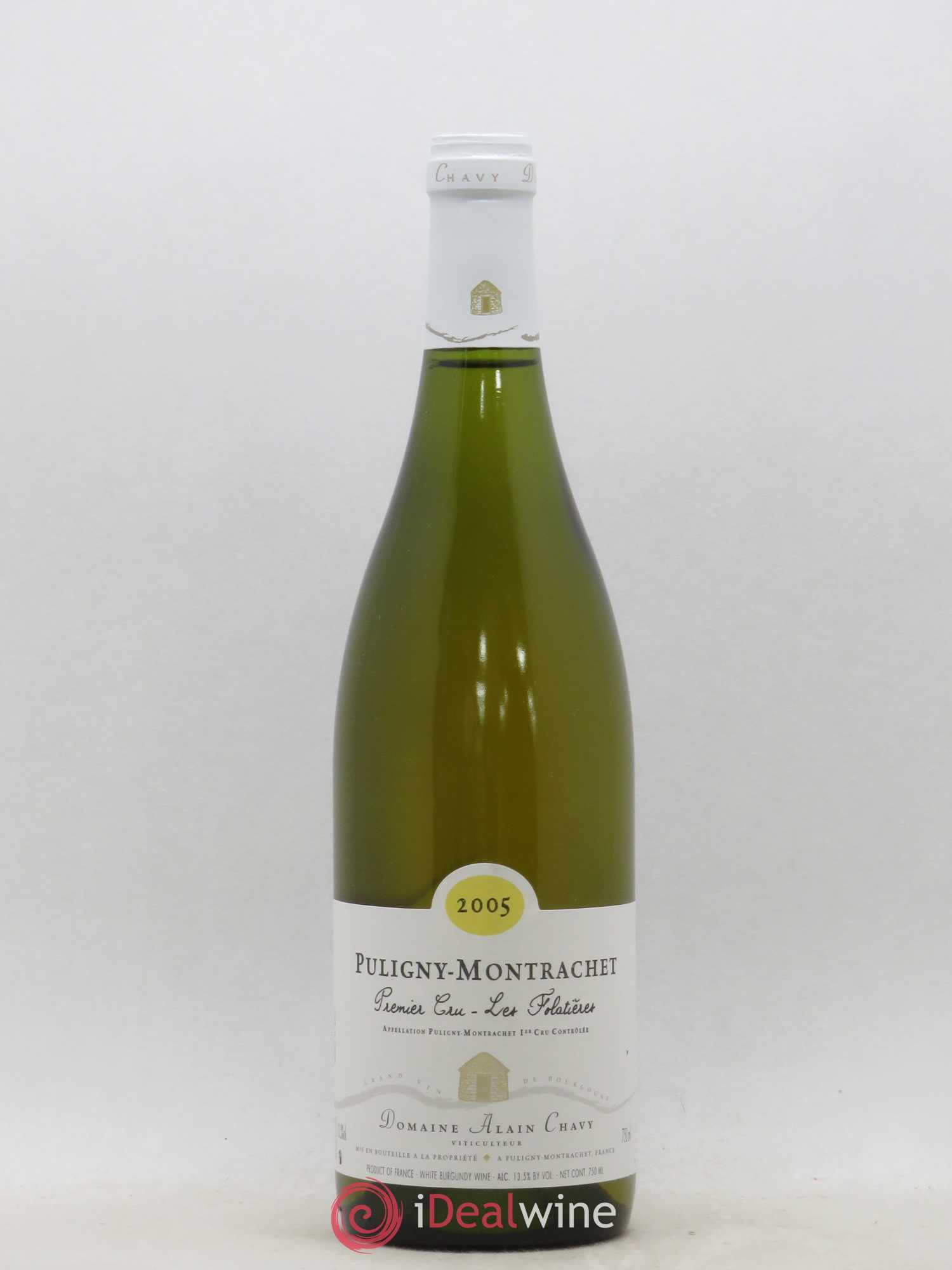 Puligny-Montrachet 1er Cru Les Folatieres Alain Chavy 2005 - Posten von 1 Flasche - 0