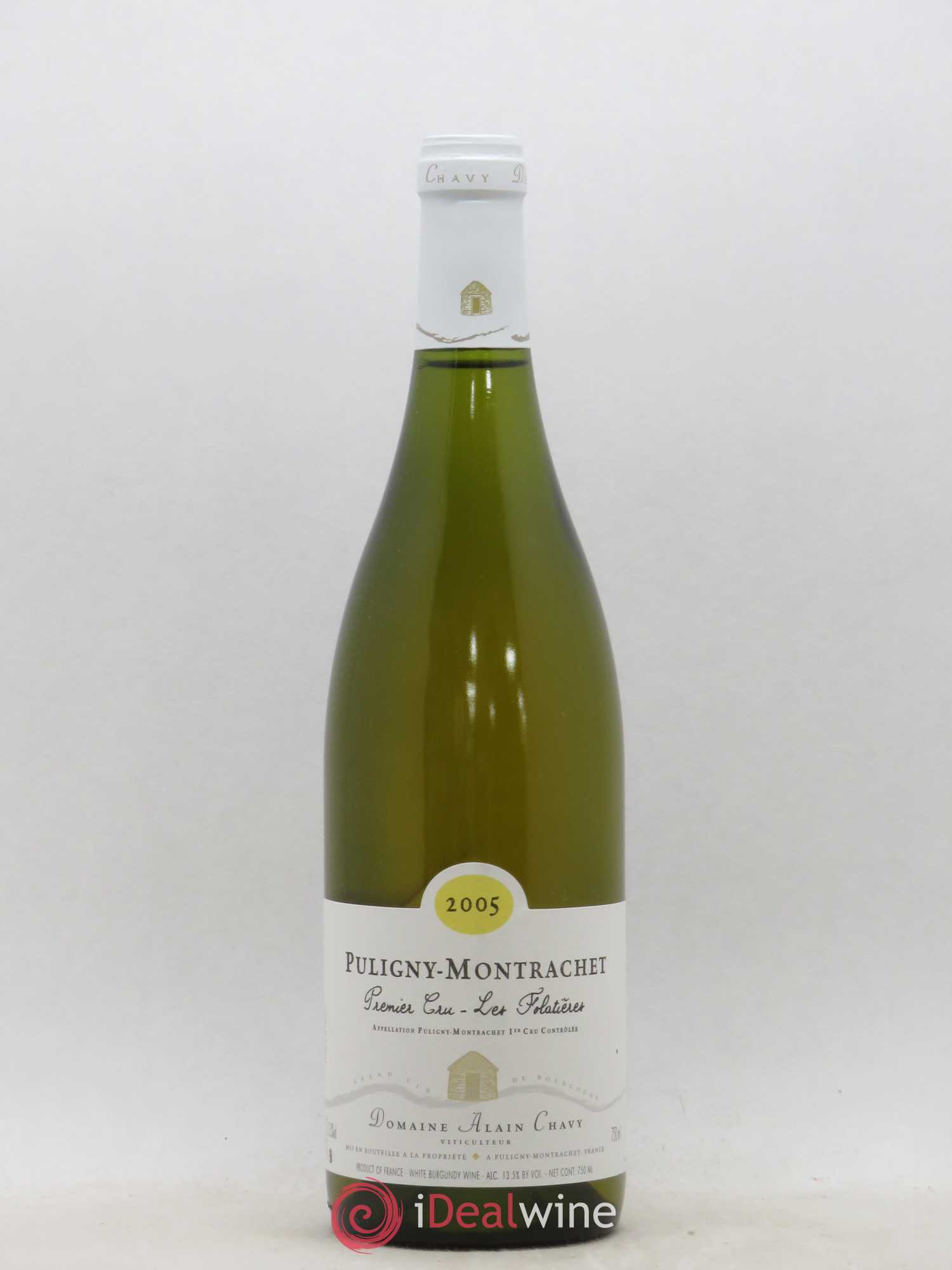 Puligny-Montrachet 1er Cru Les Folatieres Alain Chavy 2005 - Posten von 1 Flasche - 0