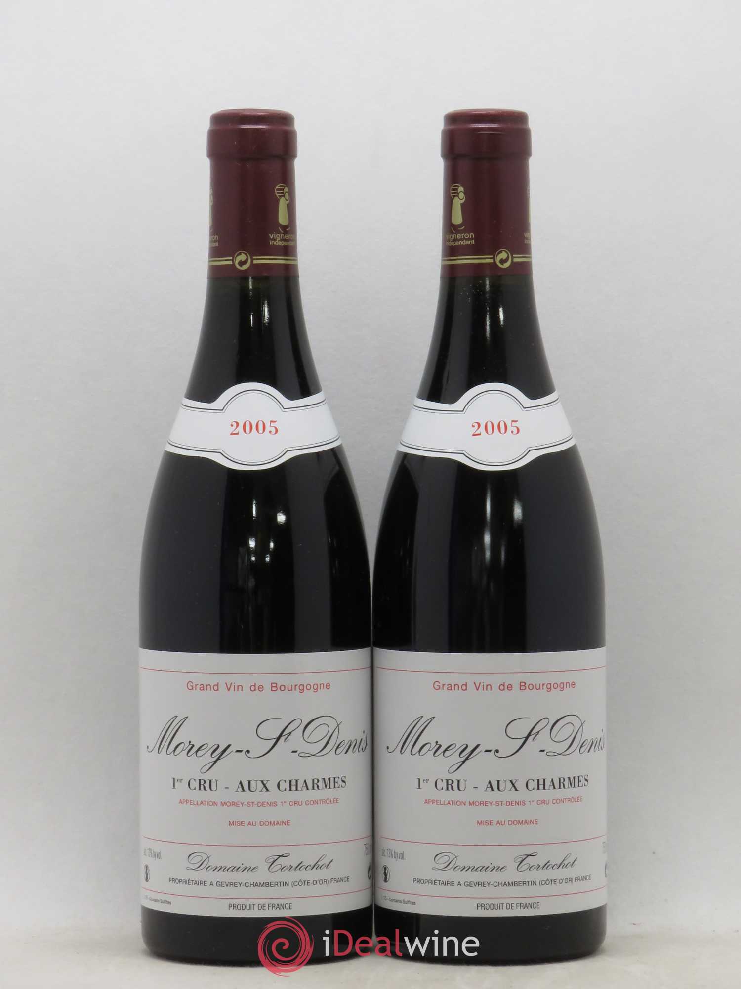 Morey-Saint-Denis 1er Cru Aux Charmes Tortochot 2005 - Posten von 2 Flaschen - 0