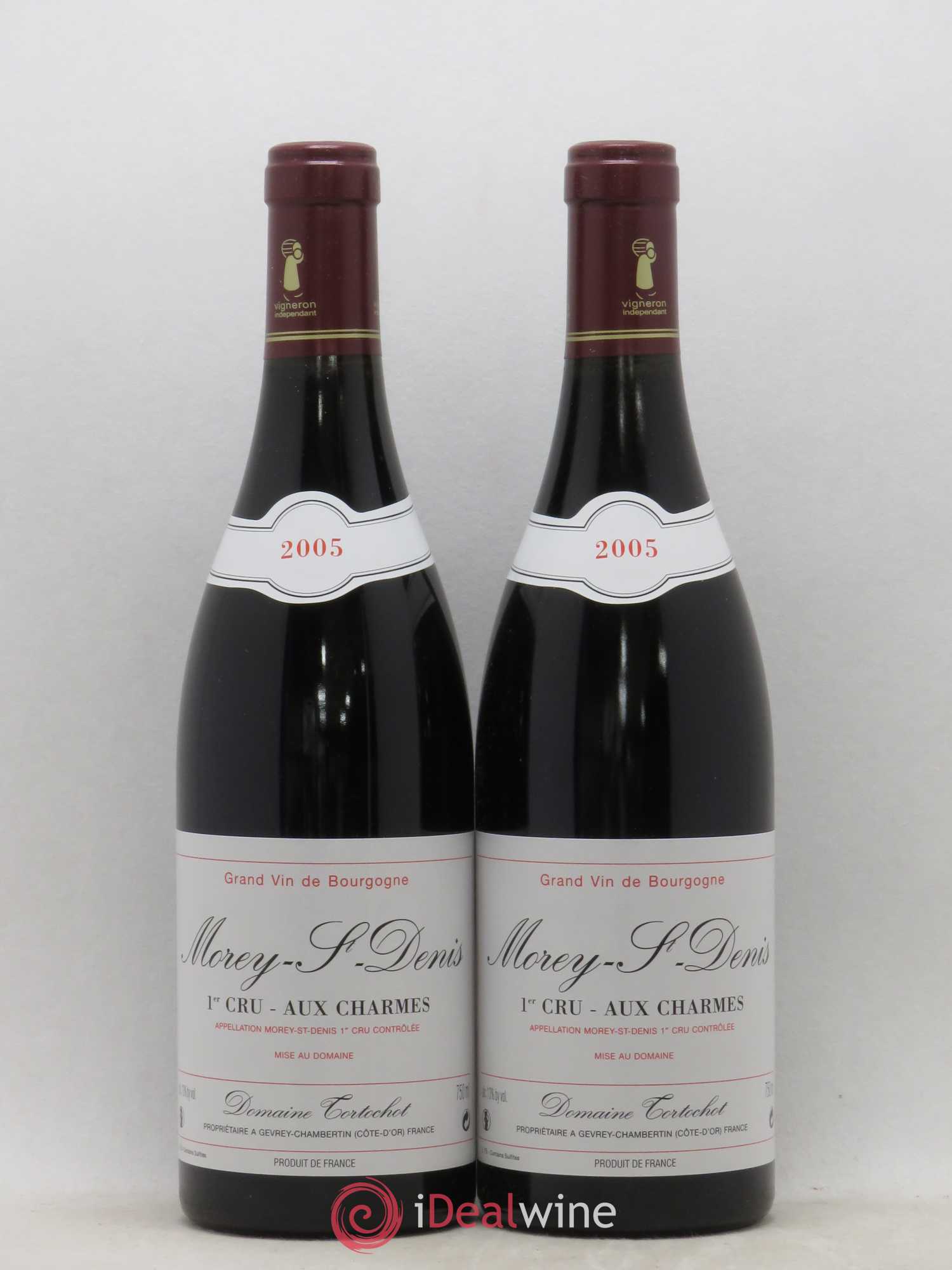 Morey-Saint-Denis 1er Cru Aux Charmes Tortochot 2005 - Posten von 2 Flaschen - 0