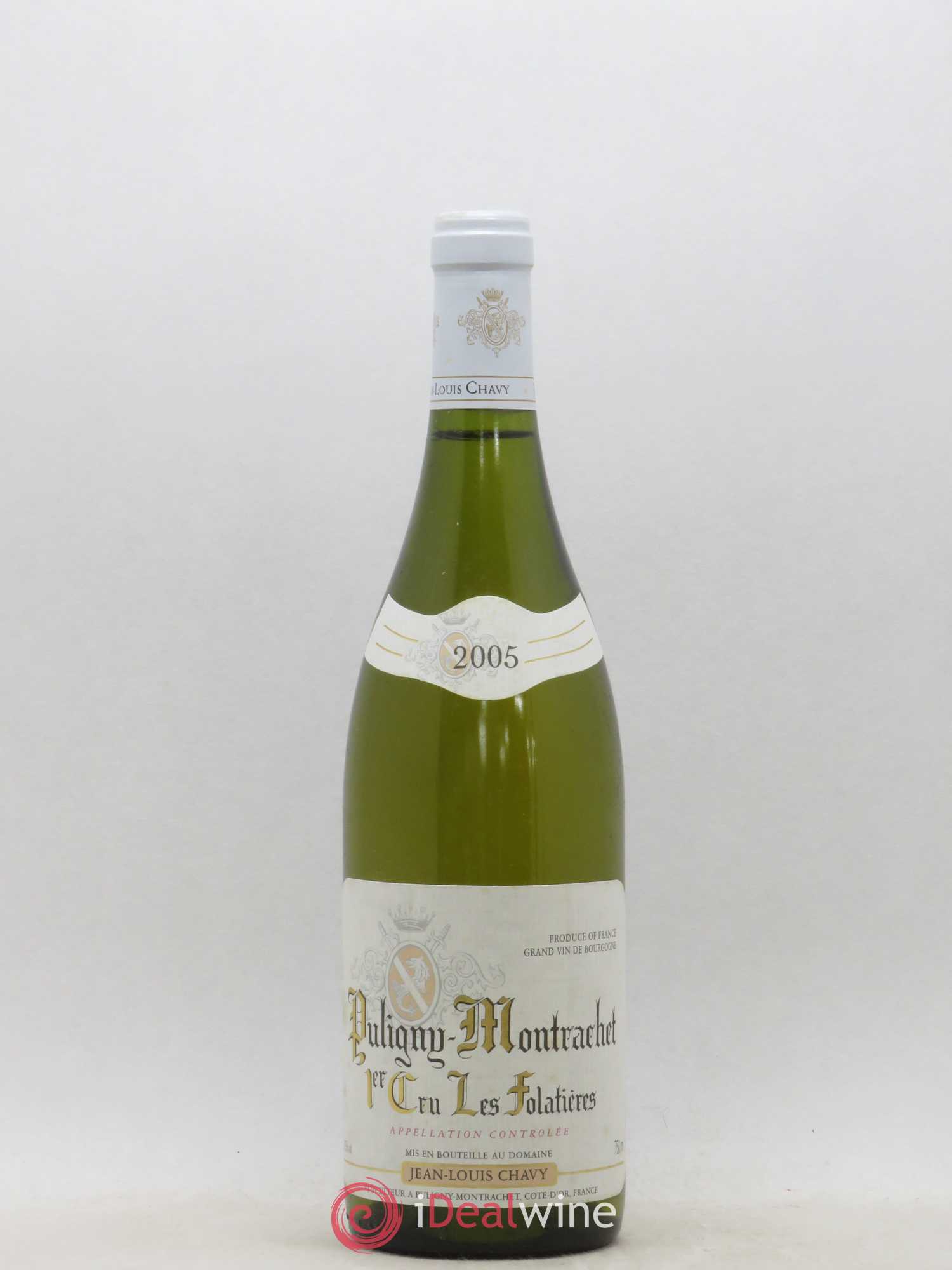 Puligny-Montrachet 1er Cru Les Folatières Jean-Louis Chavy 2005 - Posten von 1 Flasche - 0