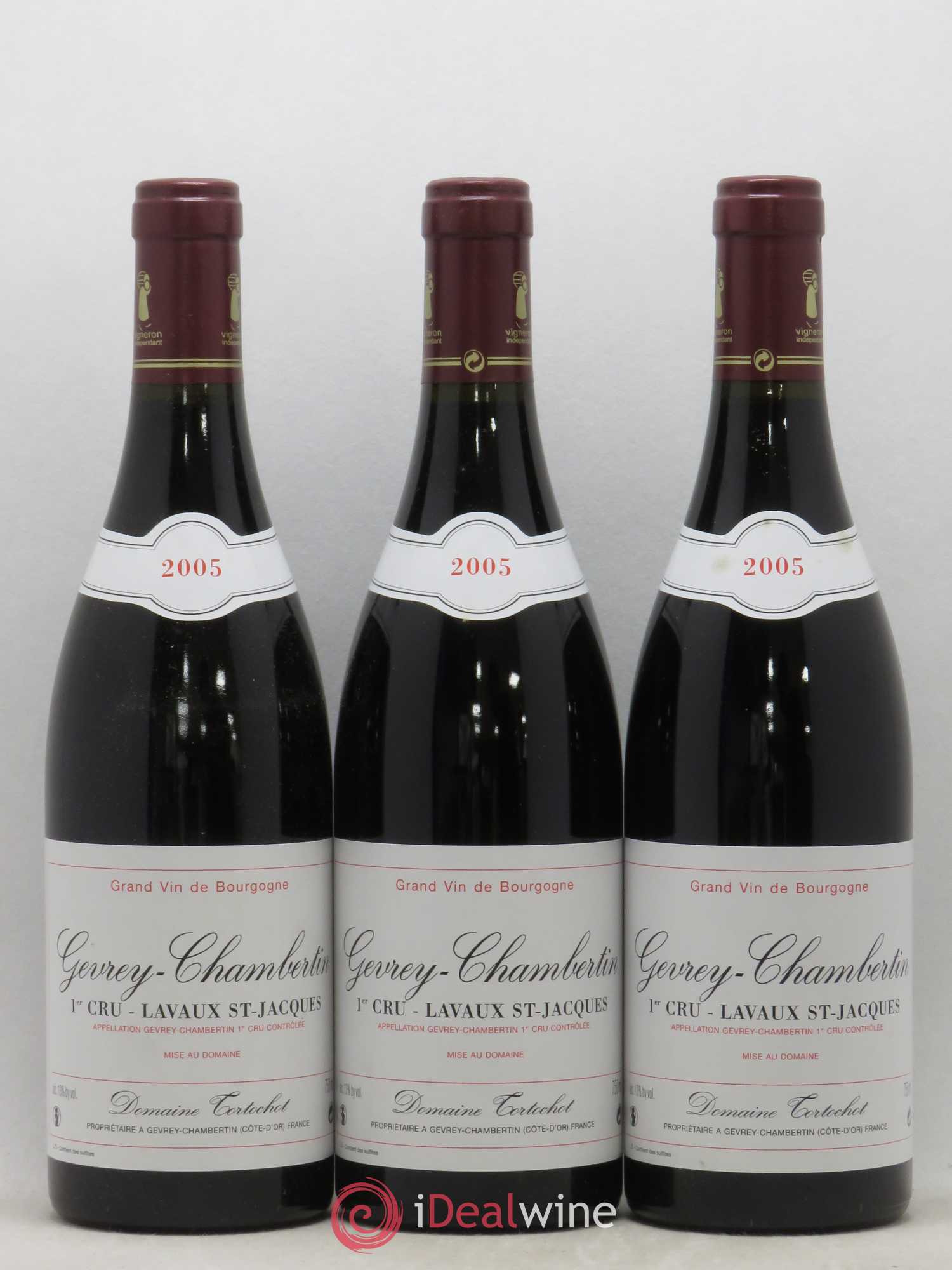Gevrey-Chambertin 1er Cru Lavaux Saint Jacques Tortochot (Domaine) 2005 - Lot de 6 bouteilles - 2
