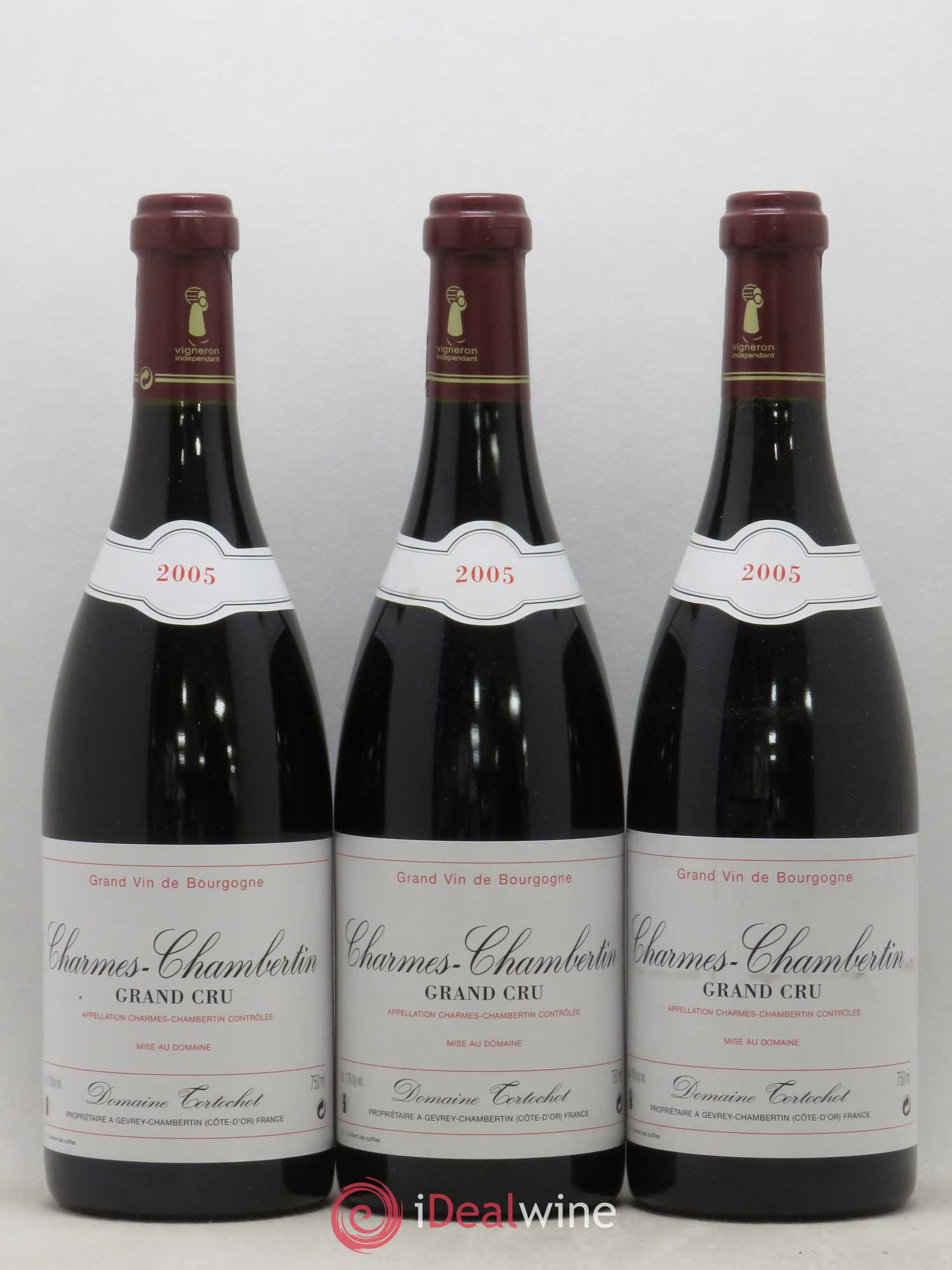 Charmes-Chambertin Grand Cru Tortochot (Domaine) 2005 - Lot de 6 bouteilles - 1