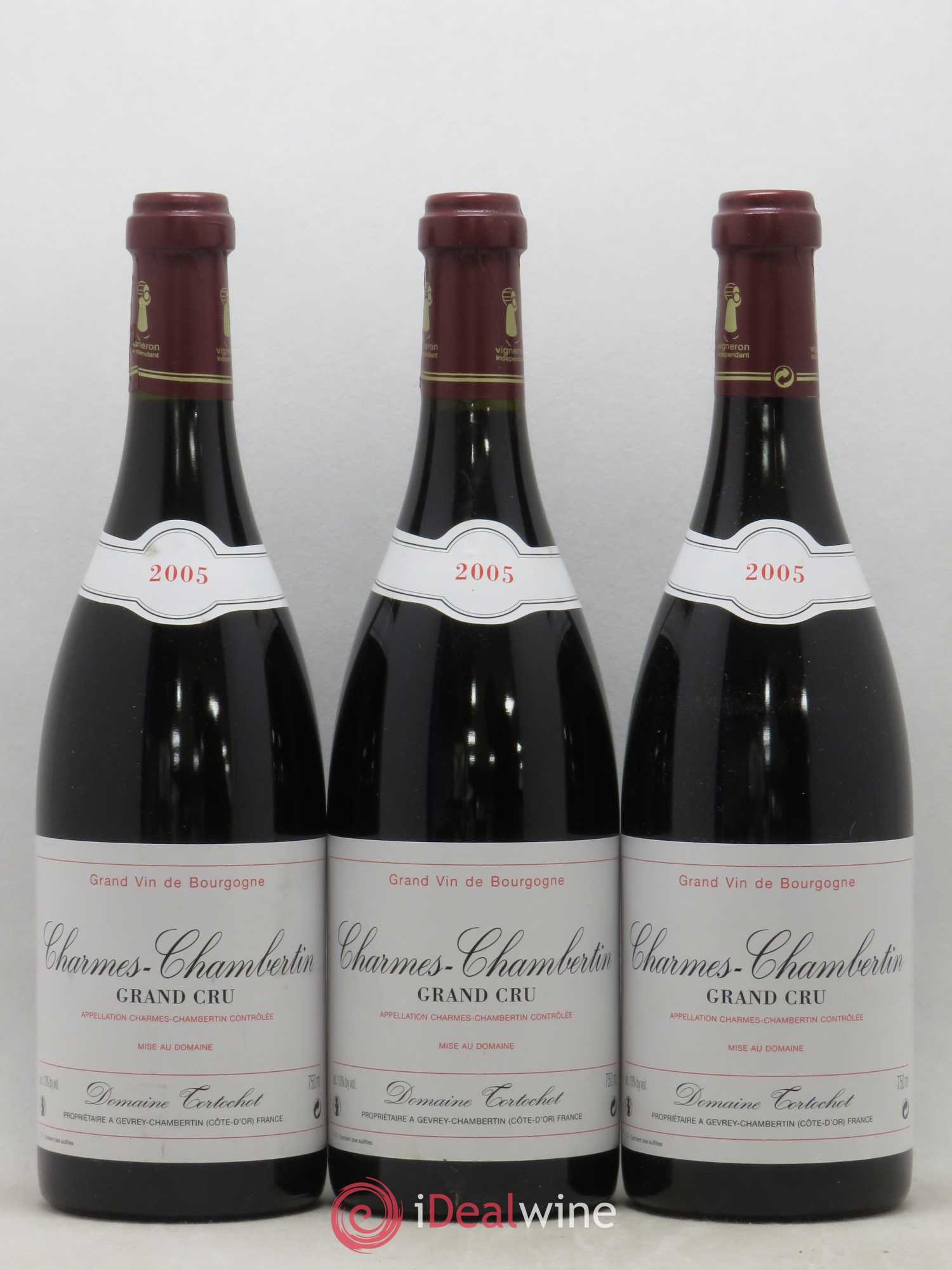 Charmes-Chambertin Grand Cru Tortochot (Domaine) 2005 - Lot de 6 bouteilles - 2