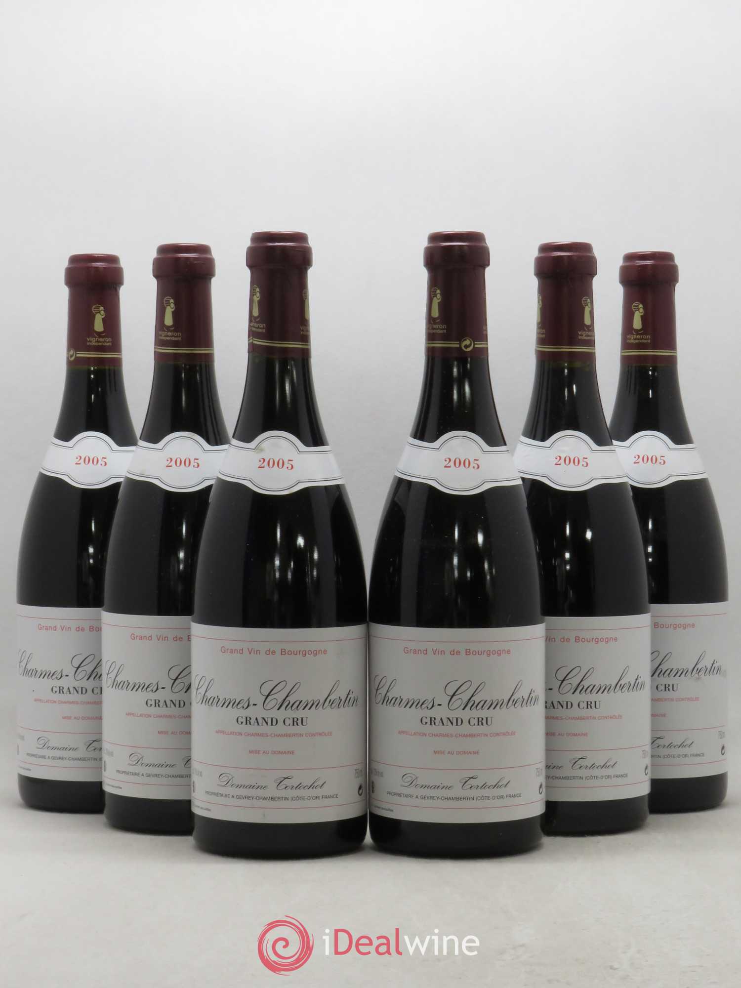 Charmes-Chambertin Grand Cru Tortochot (Domaine) 2005 - Lot de 6 bouteilles - 0